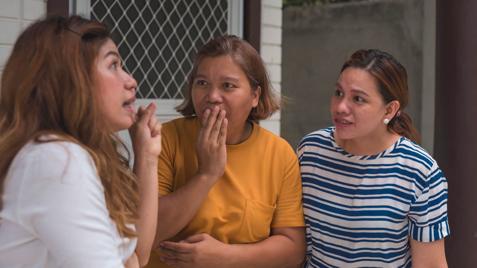 average woman engaging in petty drama