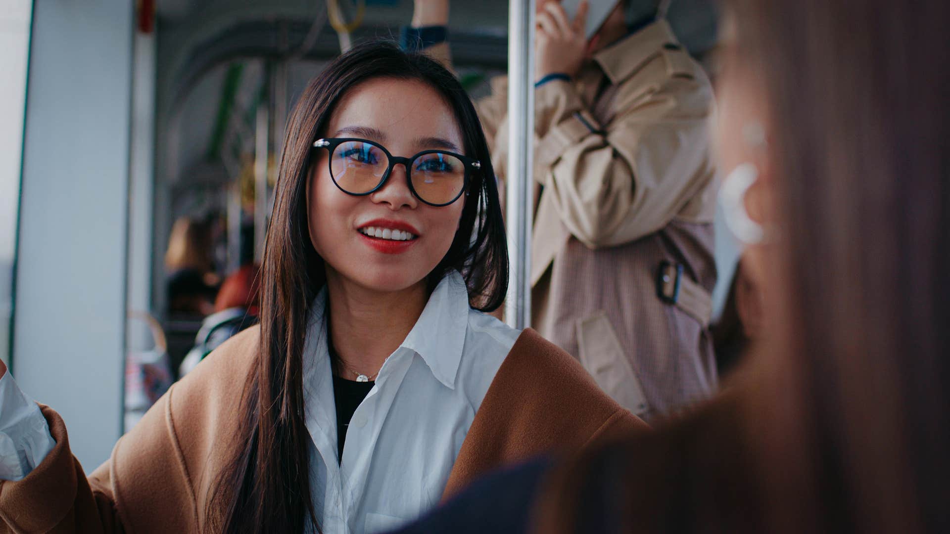 woman listening to friend before speaking