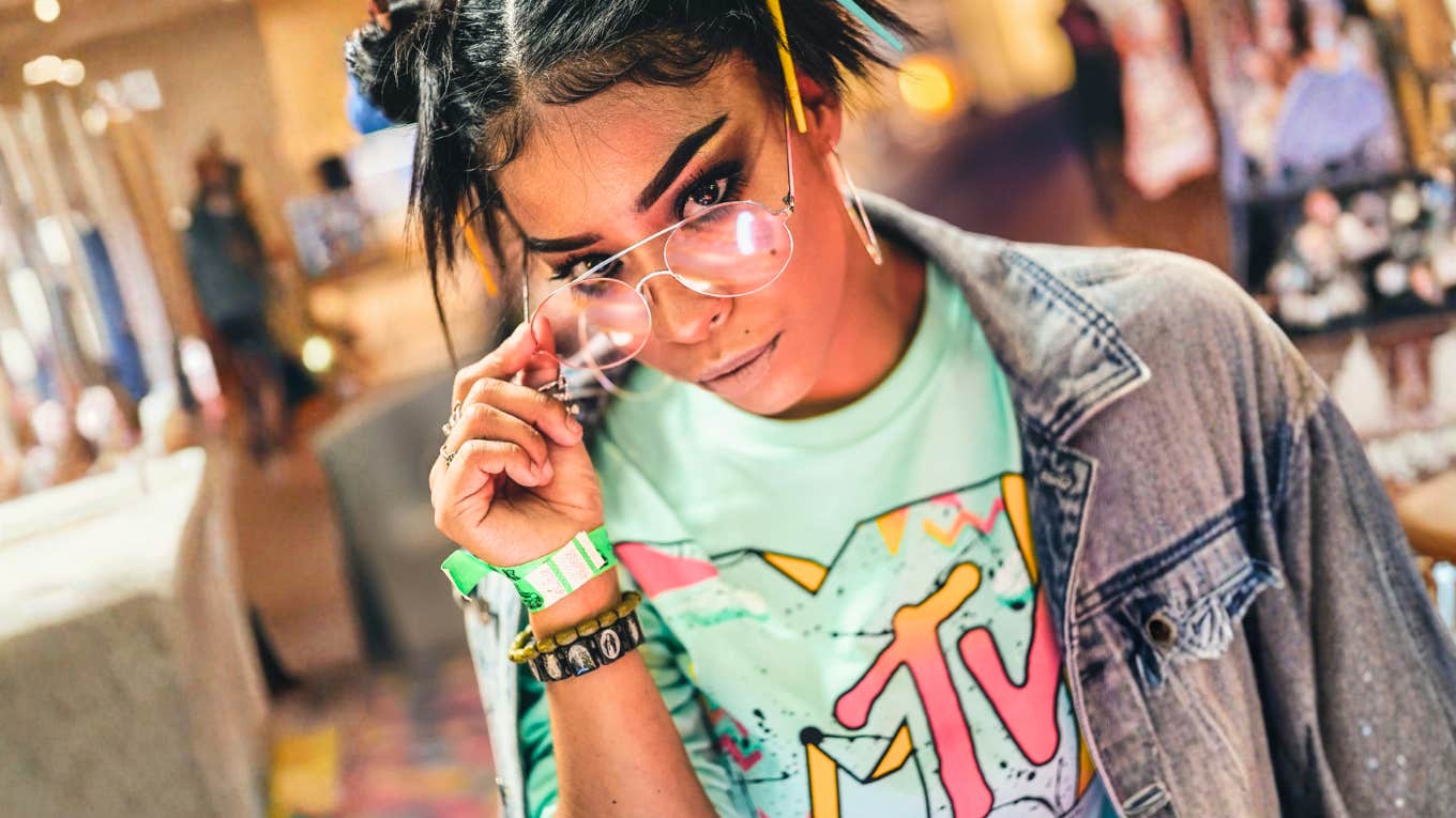 Can MTV Actually Be Relevant Again? Woman in a MTV shirt, can MTV be relevant again?