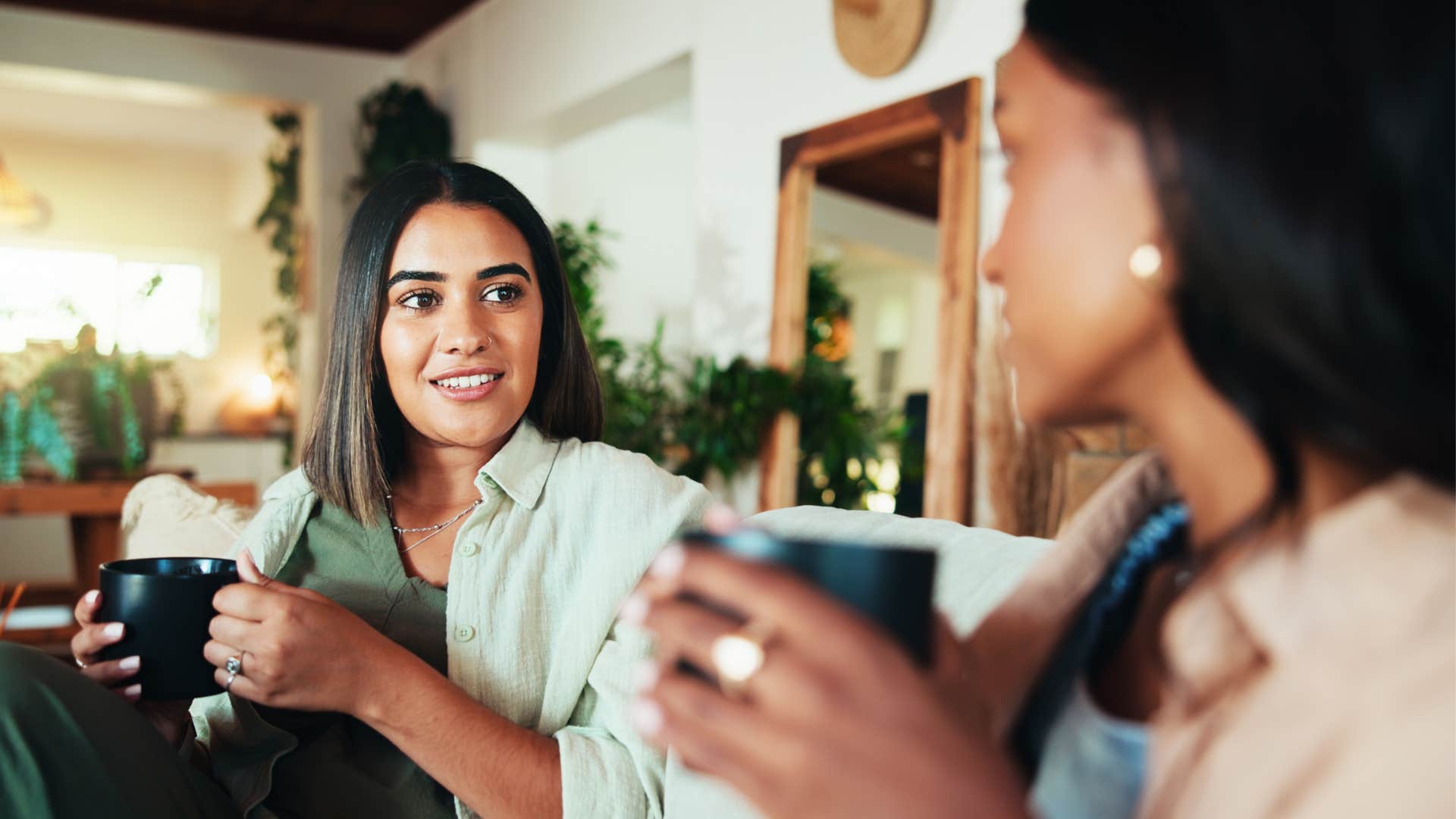 woman who chooses peace over closure as she doesn't say their name