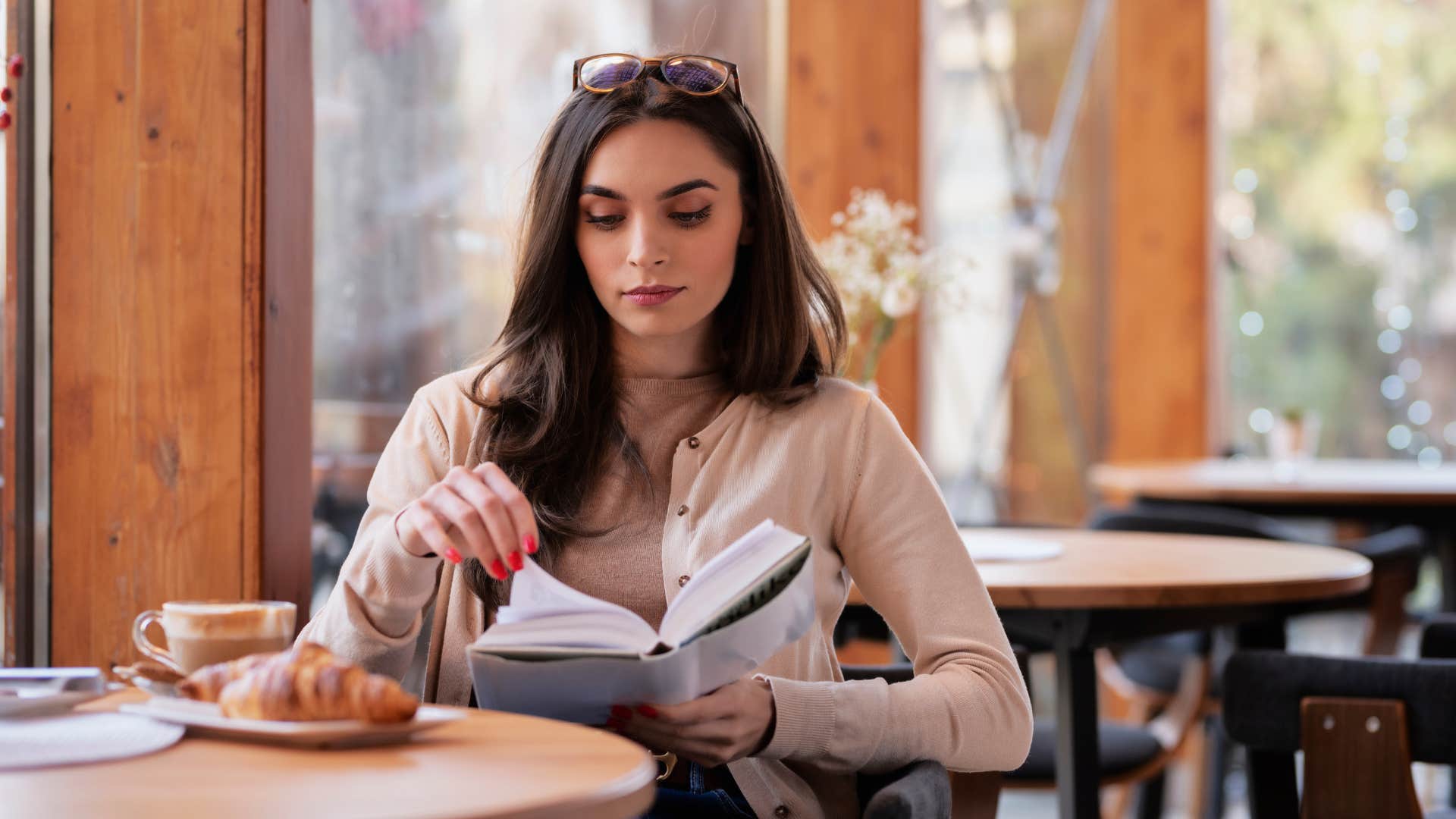 woman who chooses peace over closure as she learns something new