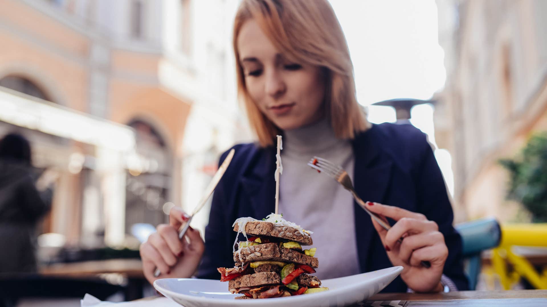 woman who choses peace over closure as she takes herself on a date