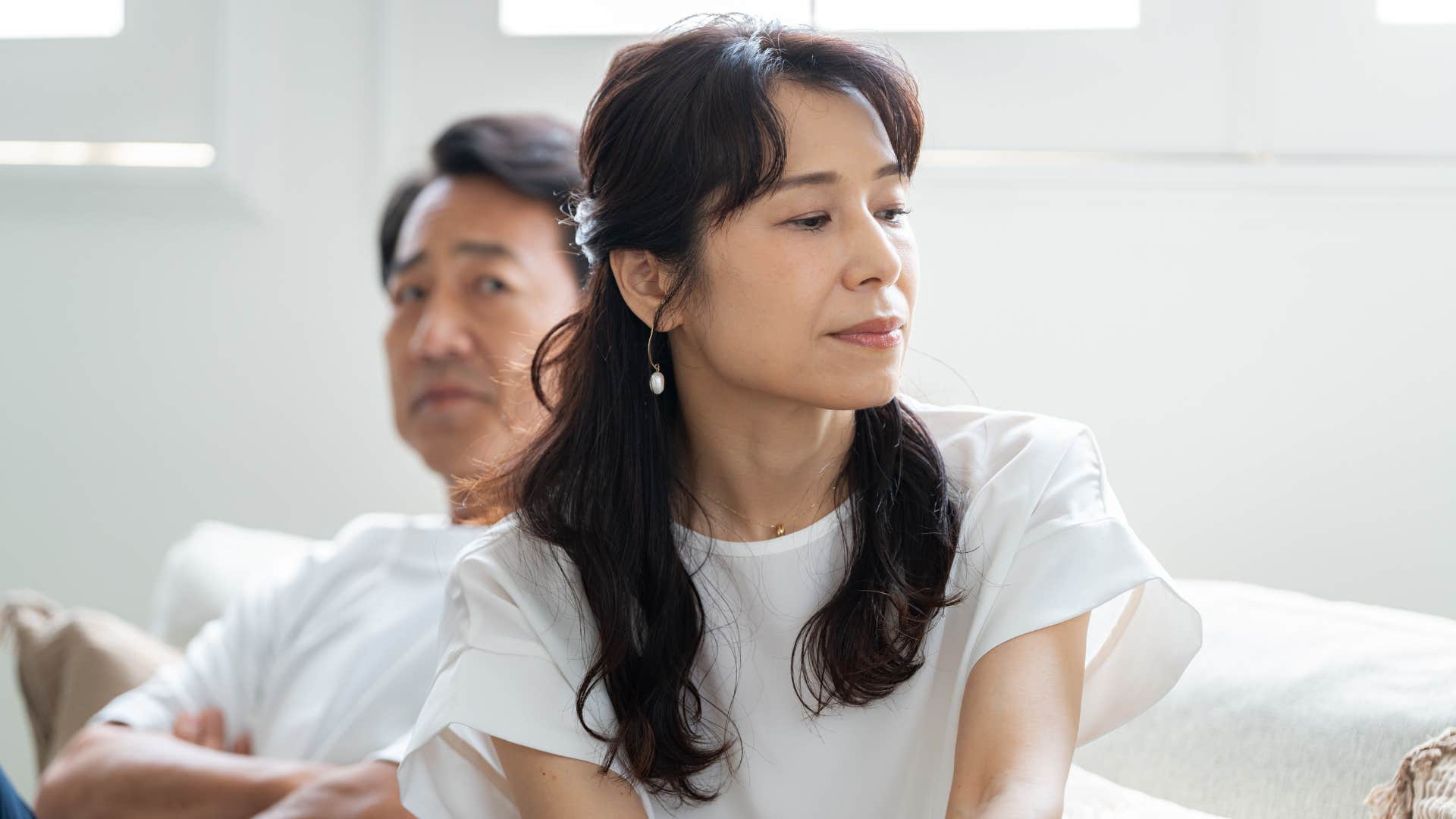 Partner is indifferent after argument