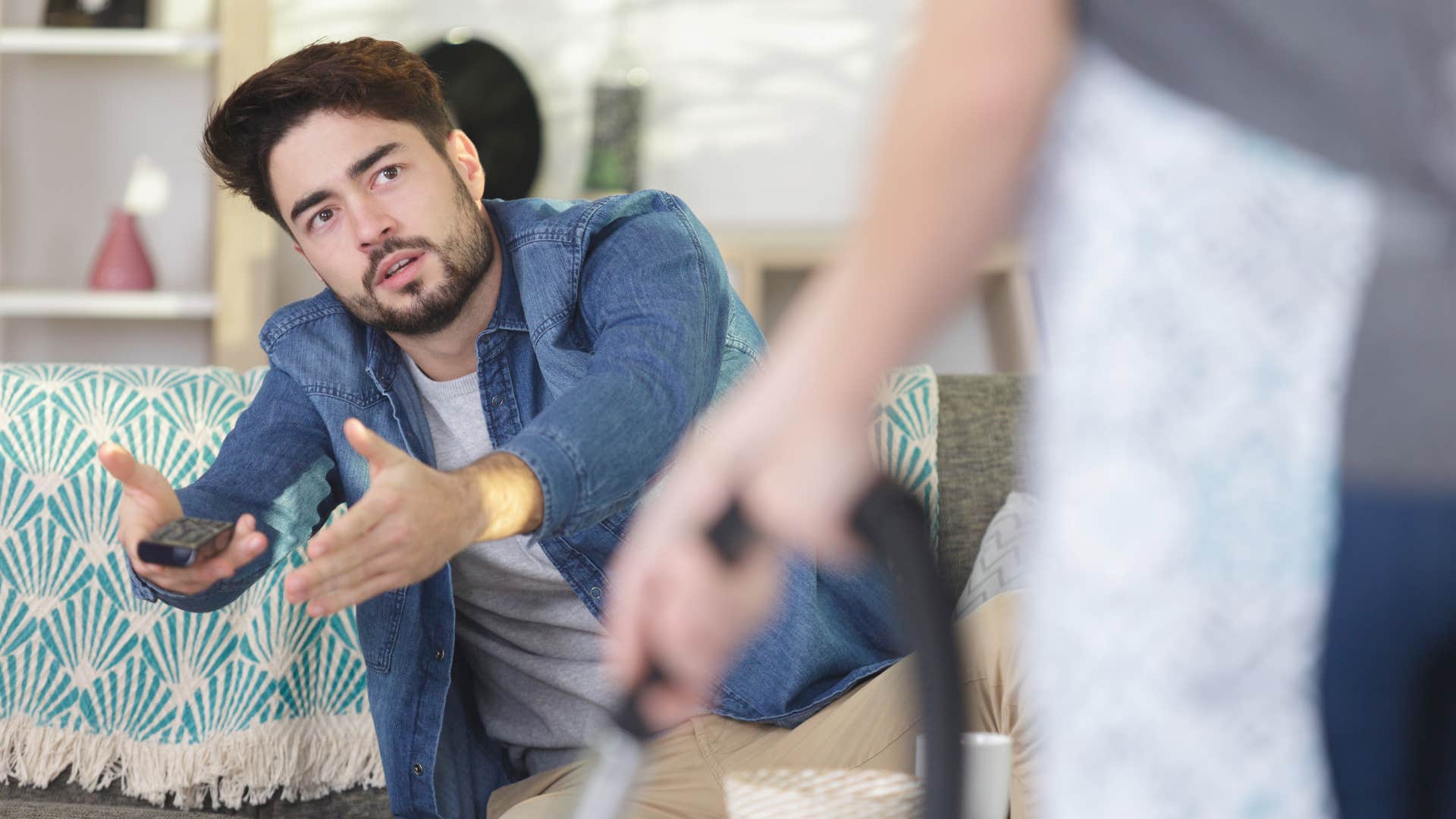 Person feels like martyr in argument