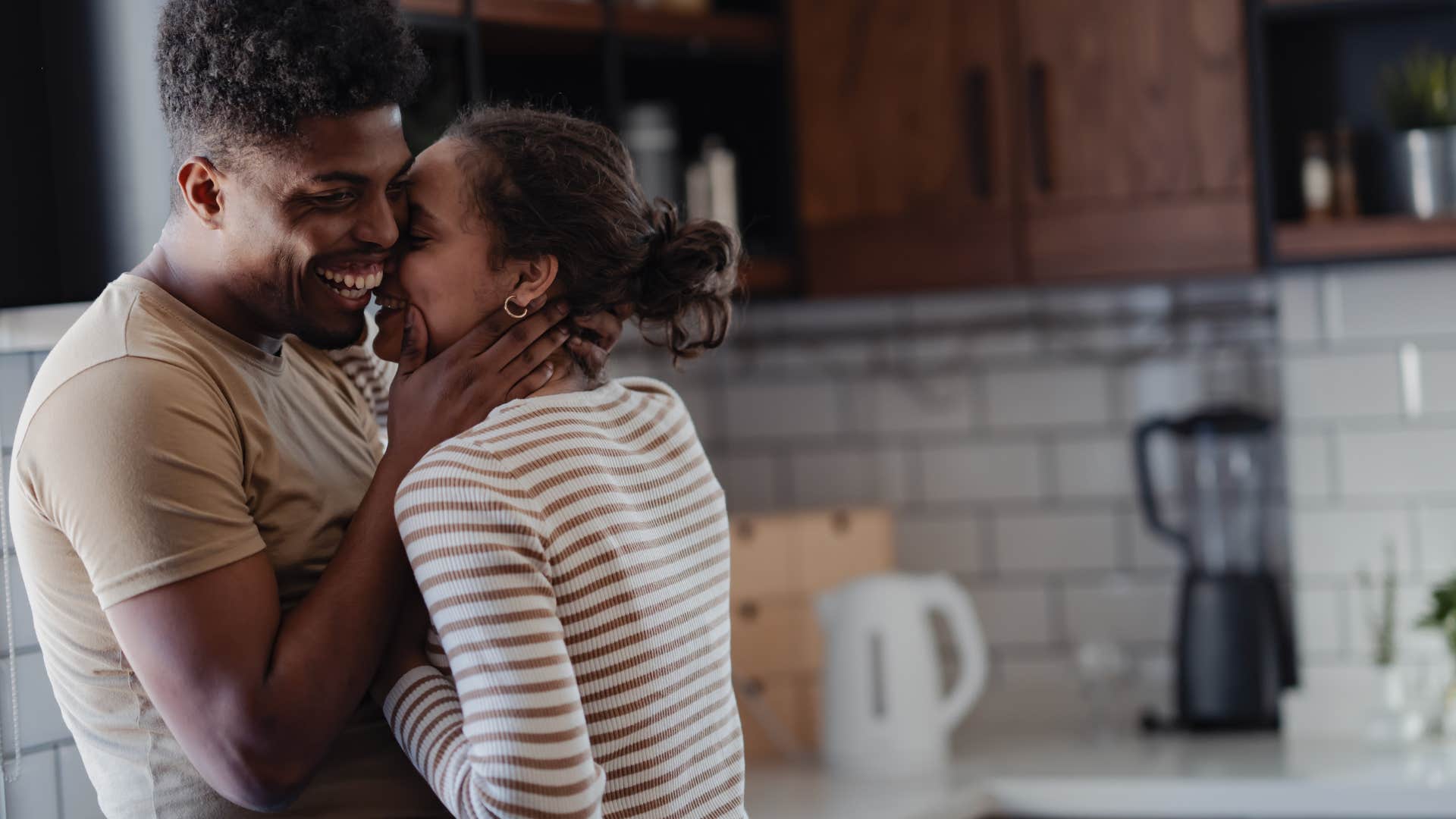 couple who are naturally good to each other as they accept each other as is