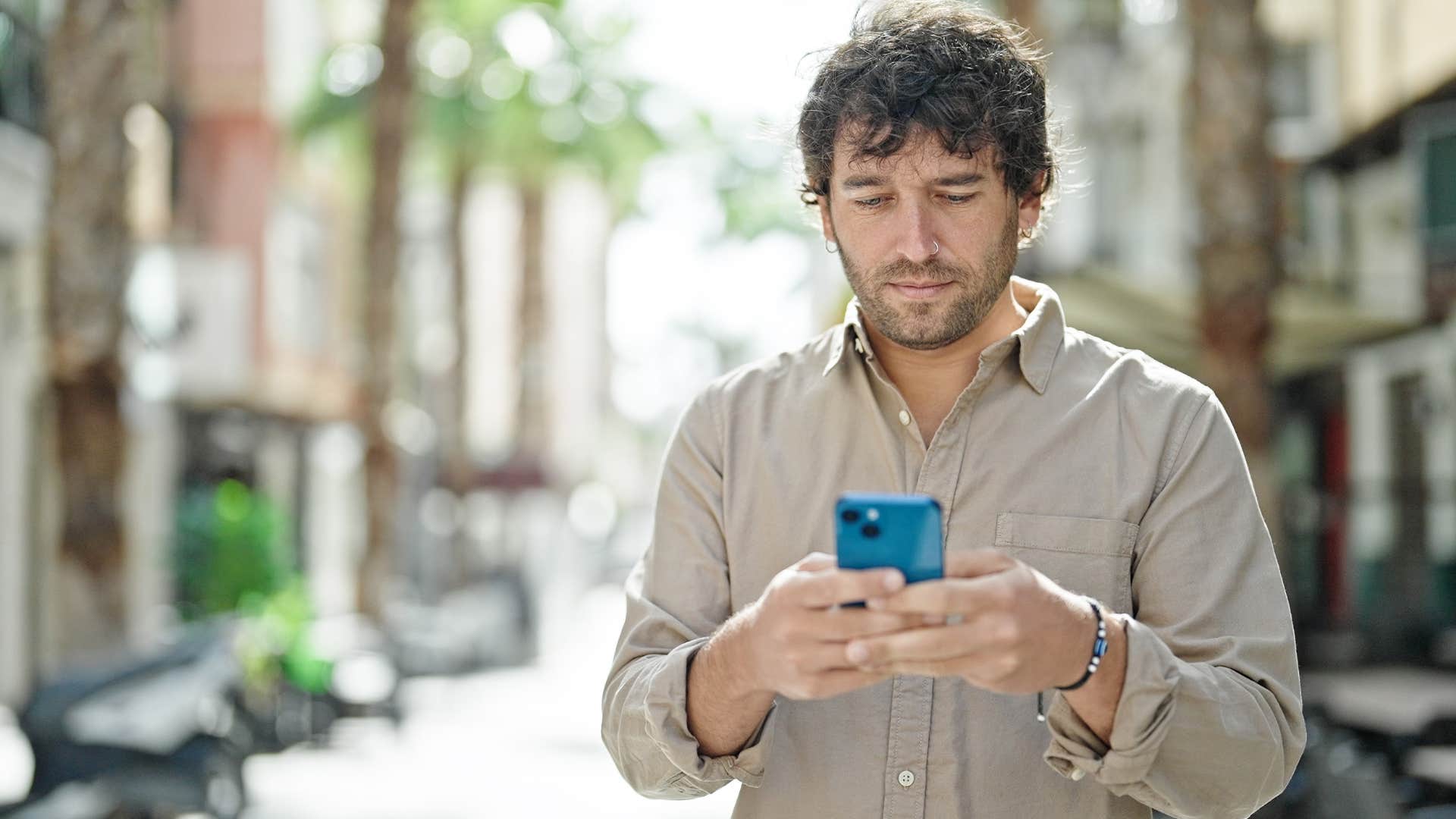 Man texting "I'll remember that next time" on his phone.