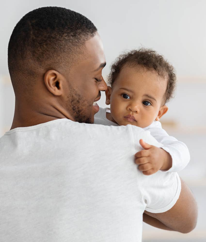 Divine clues universe sends hints you might be pregnant babies Man holds divine baby