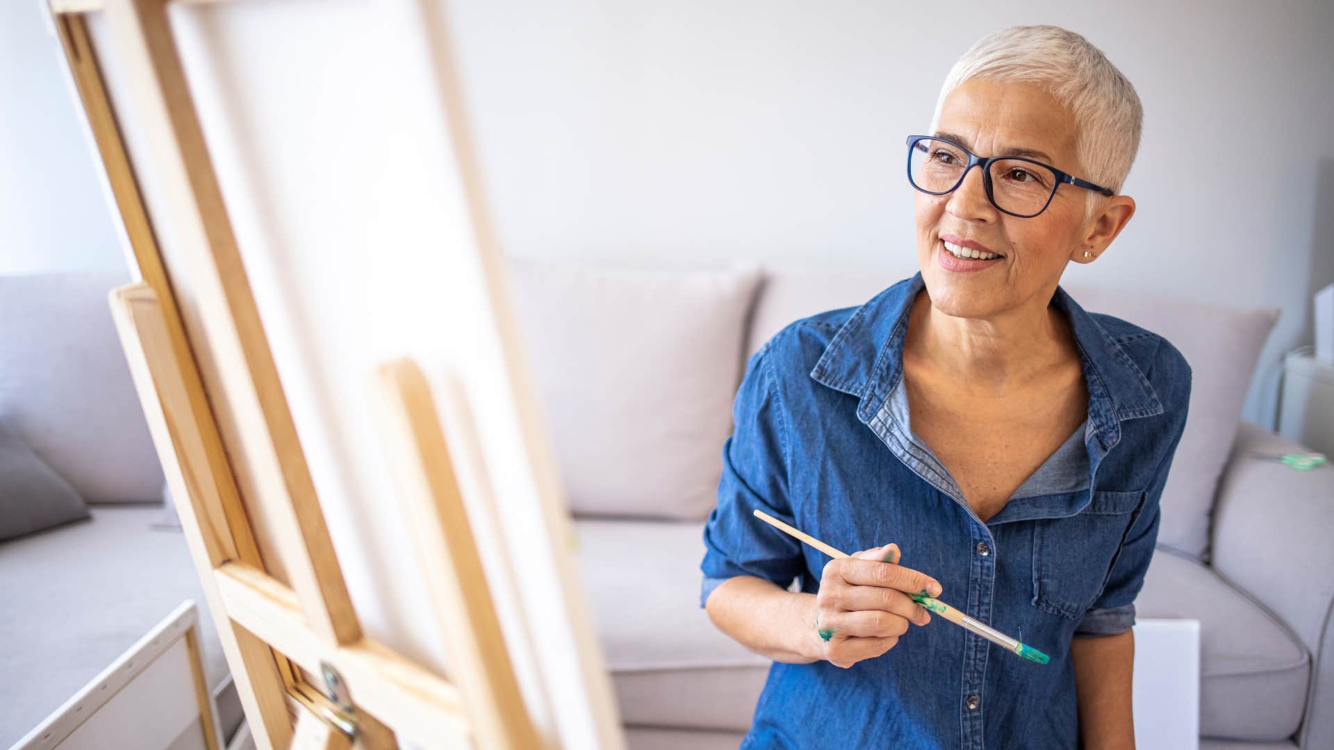 empty nesters who are truly at peace usually start rediscover creative outlets at home