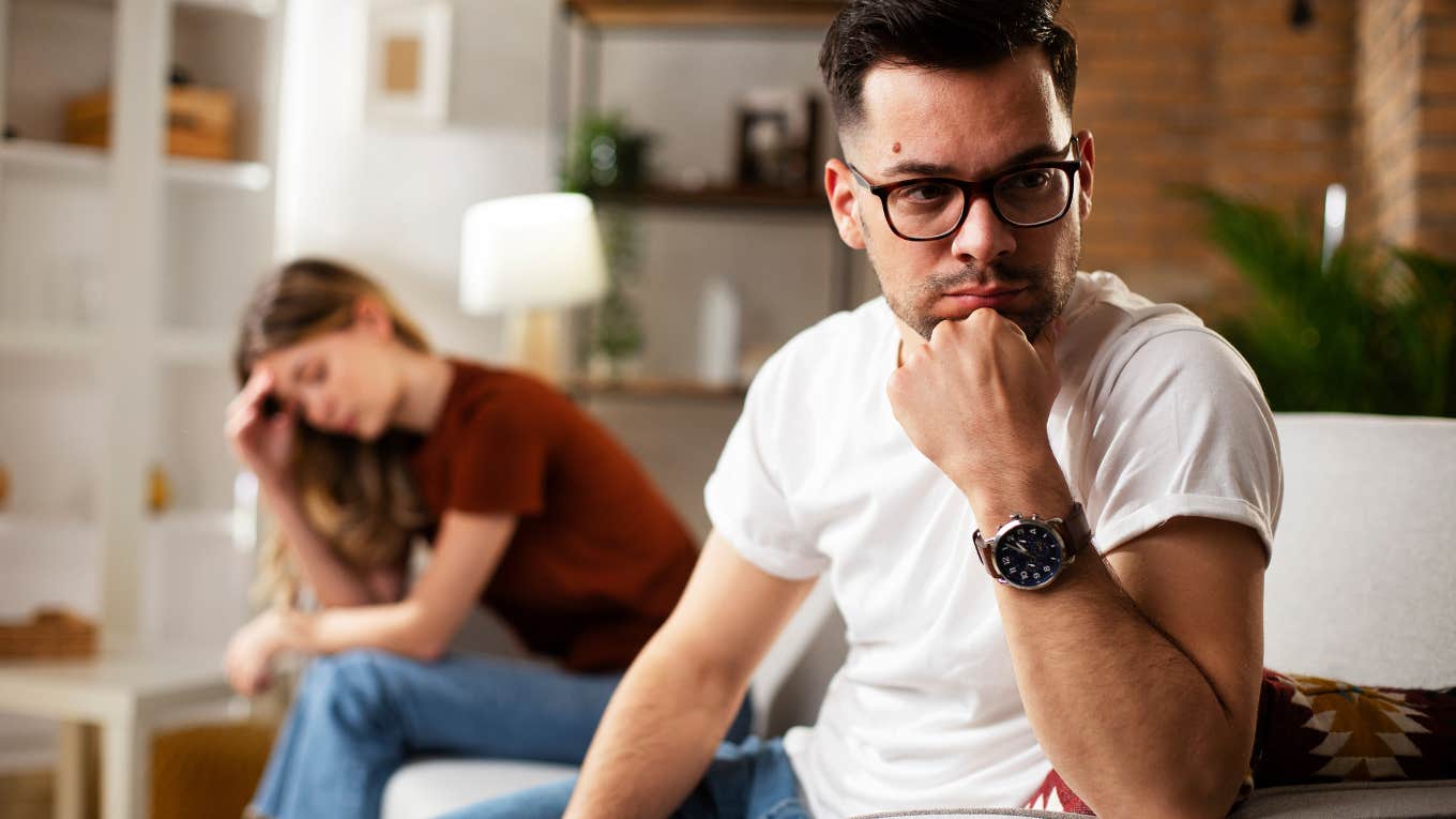 Good Husbands Often Do 'Harmless' Things That Make Their Wives Feel Very Alone husband ignoring his lonely wife unintentionally