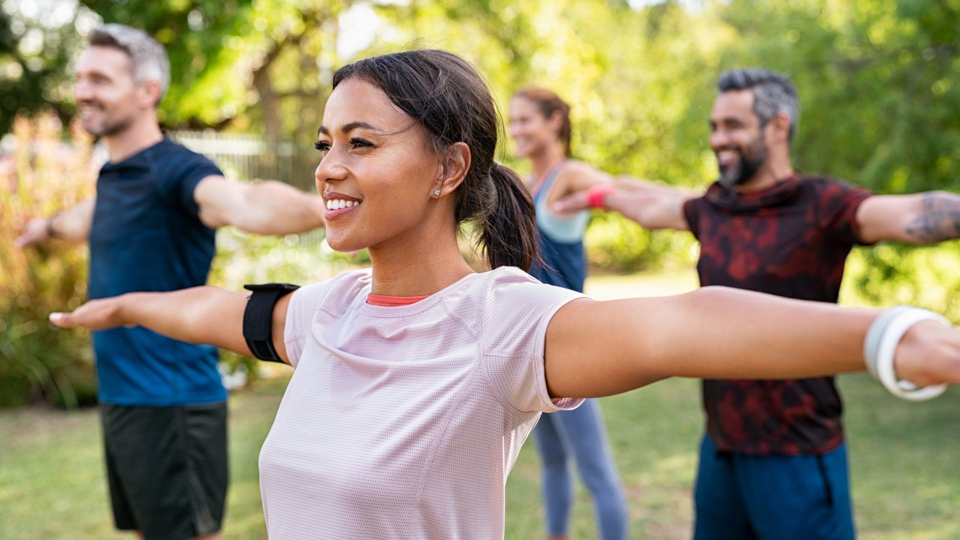 man who is over tinder as he joins yoga class to meet women