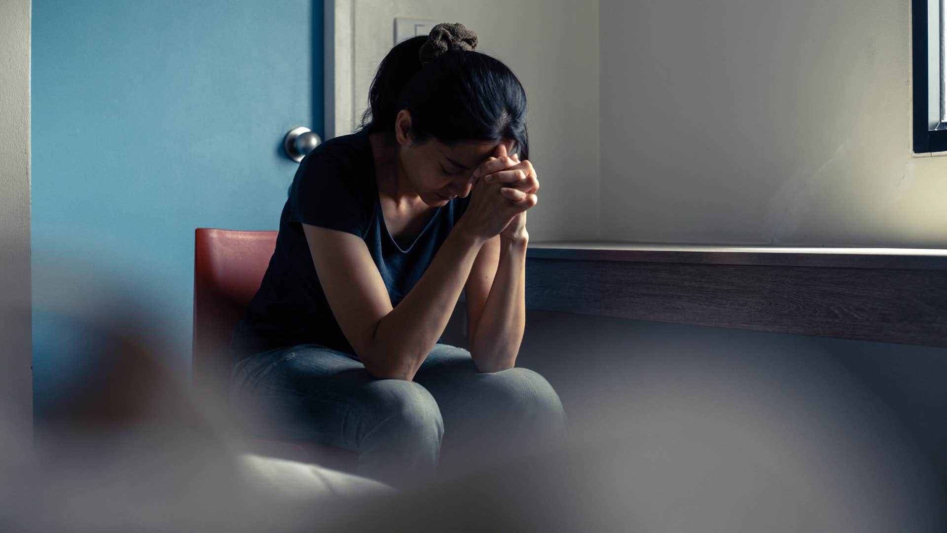 woman who believes nothing will get better as she is cynical and unhappy