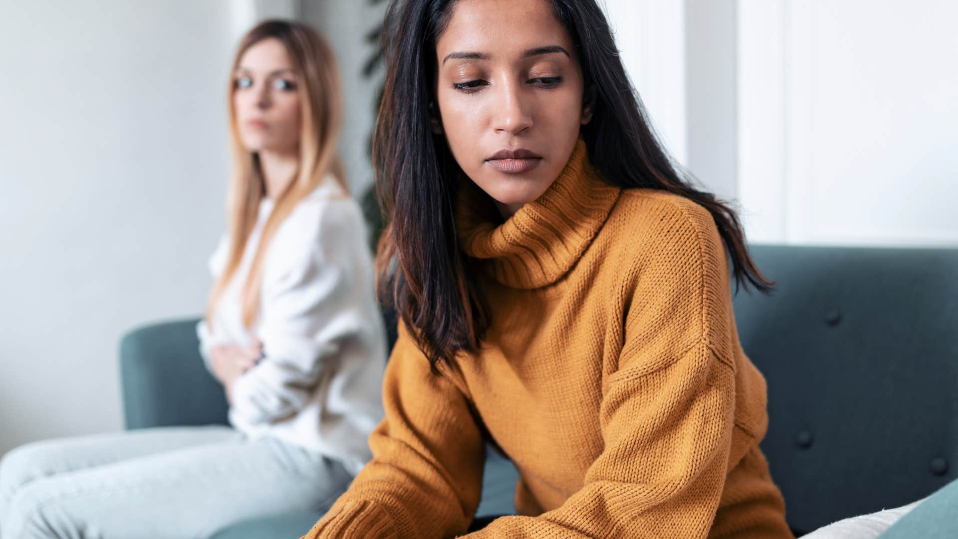 woman who is cynical and unhappy as she does not forgive others