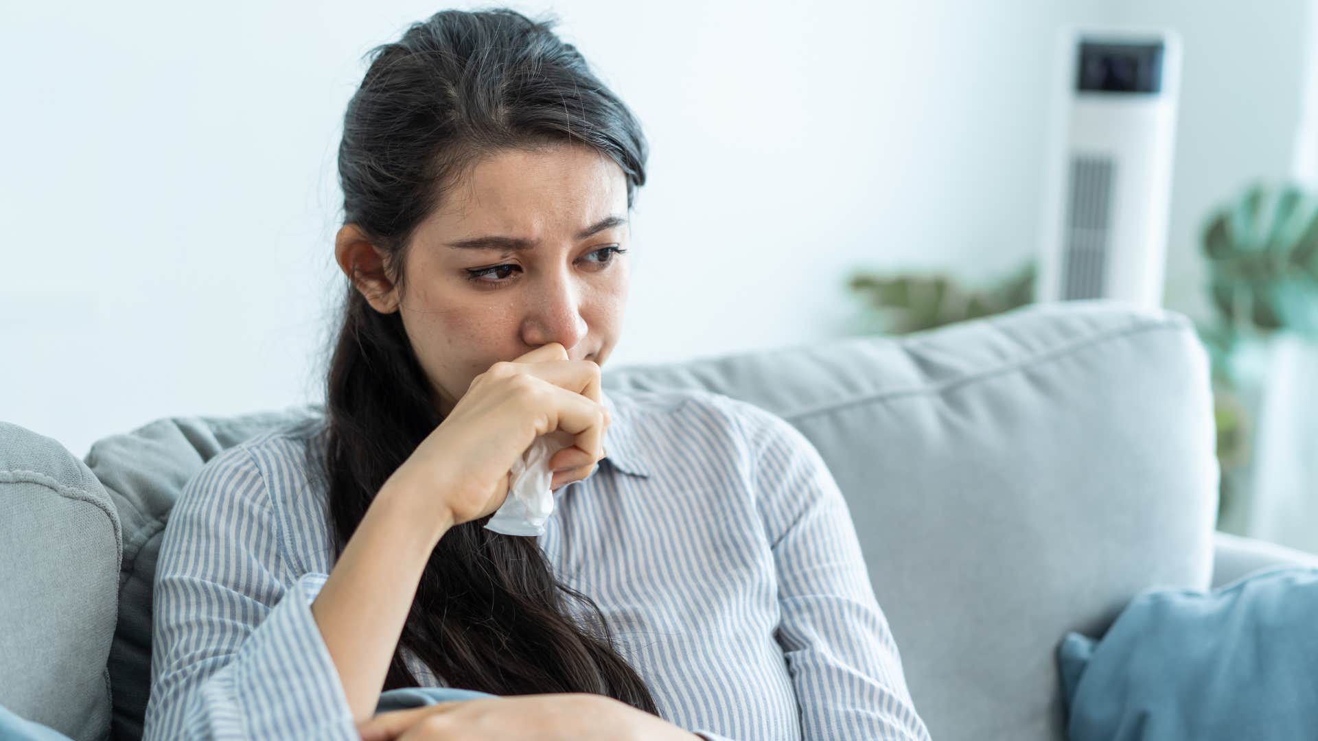 woman who cynical and unhappy as she doesn't forgive herself