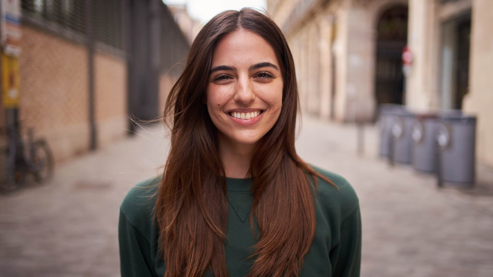 woman who is naturally charming and authentic