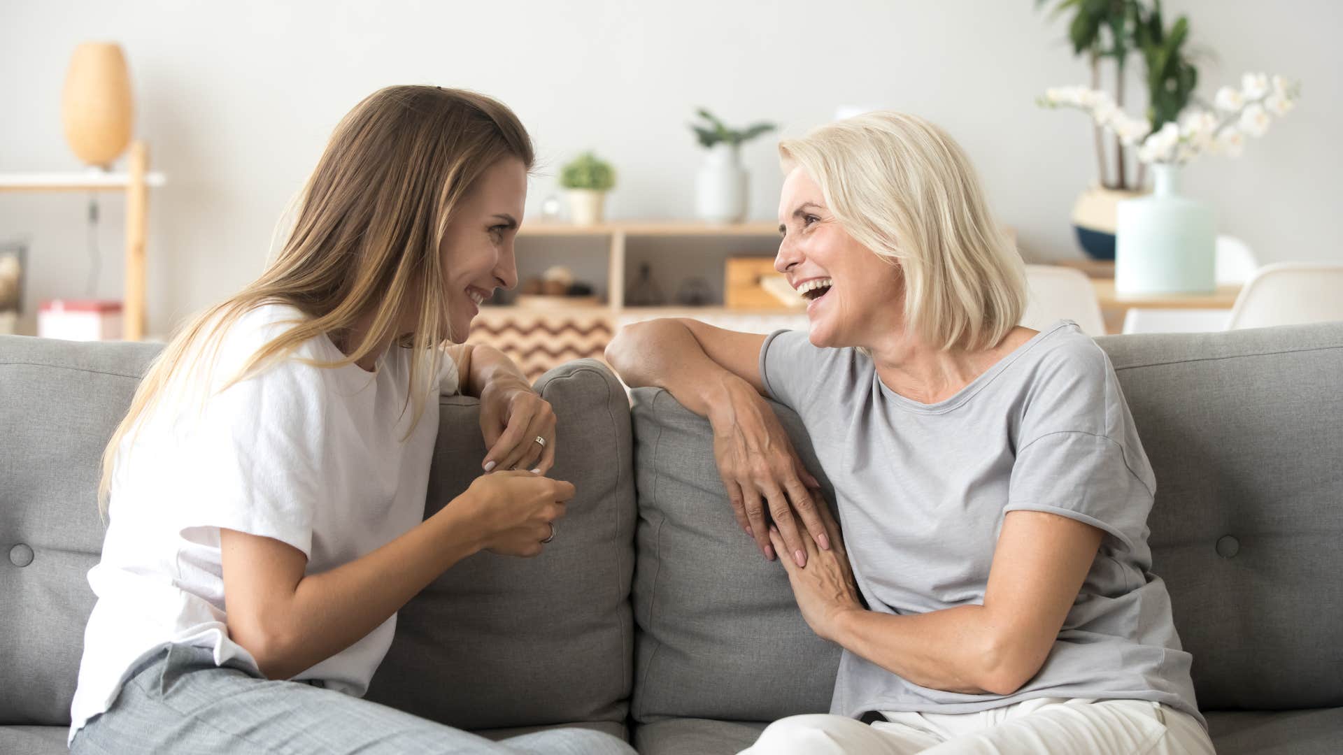 woman who is naturally charming as she doesn't talk to his parents about drama