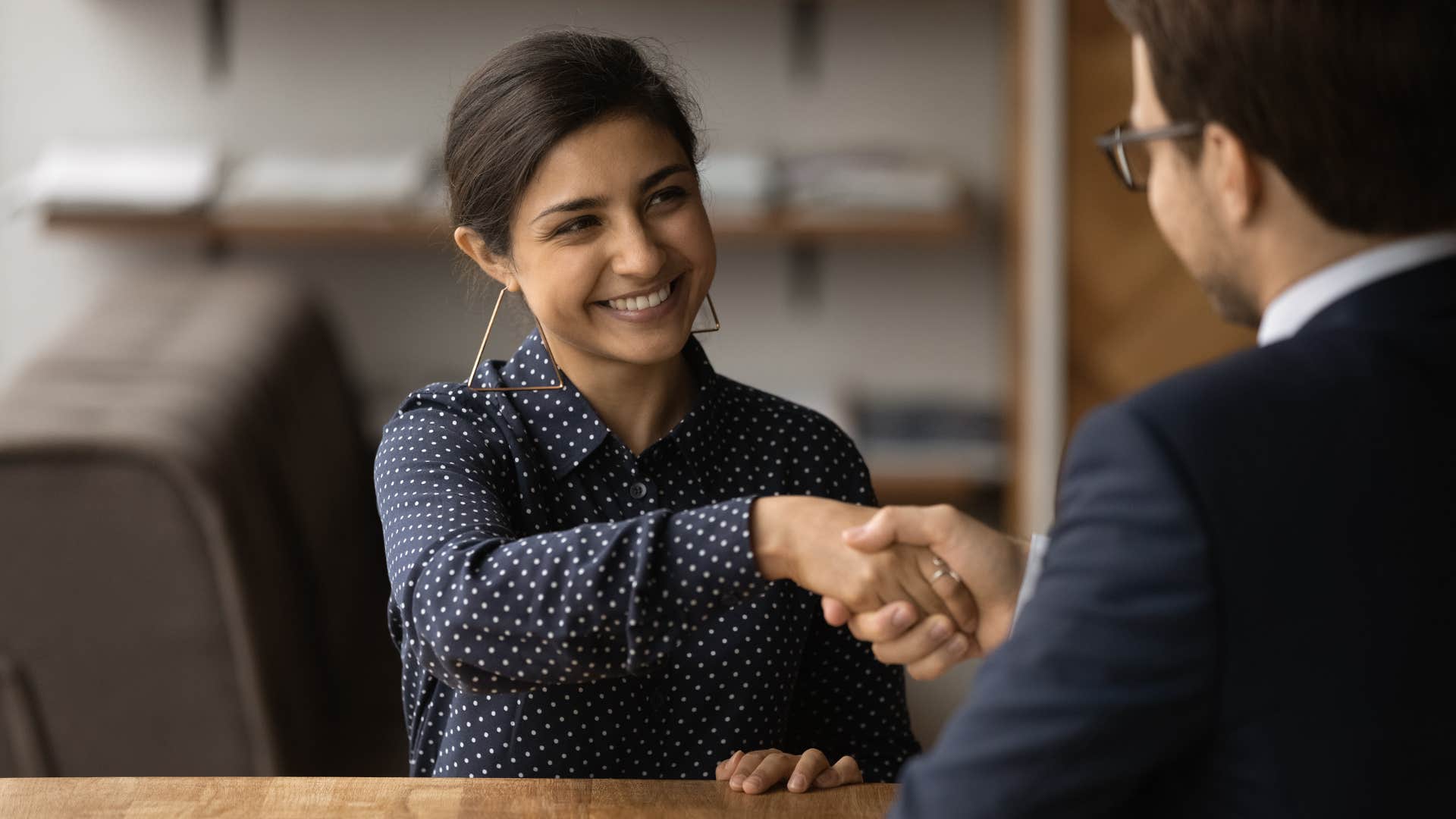 woman who is naturally charming saying please