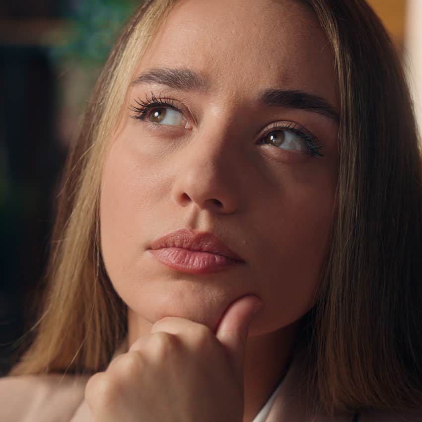 woman who is naturally hopeful as she feels her feelings