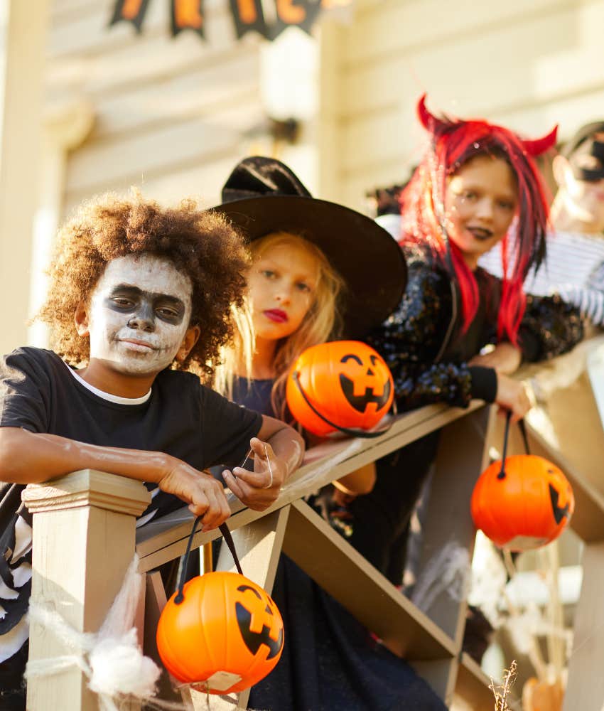 Halloween is not exclusive to kids who live in affluent neighborhoods