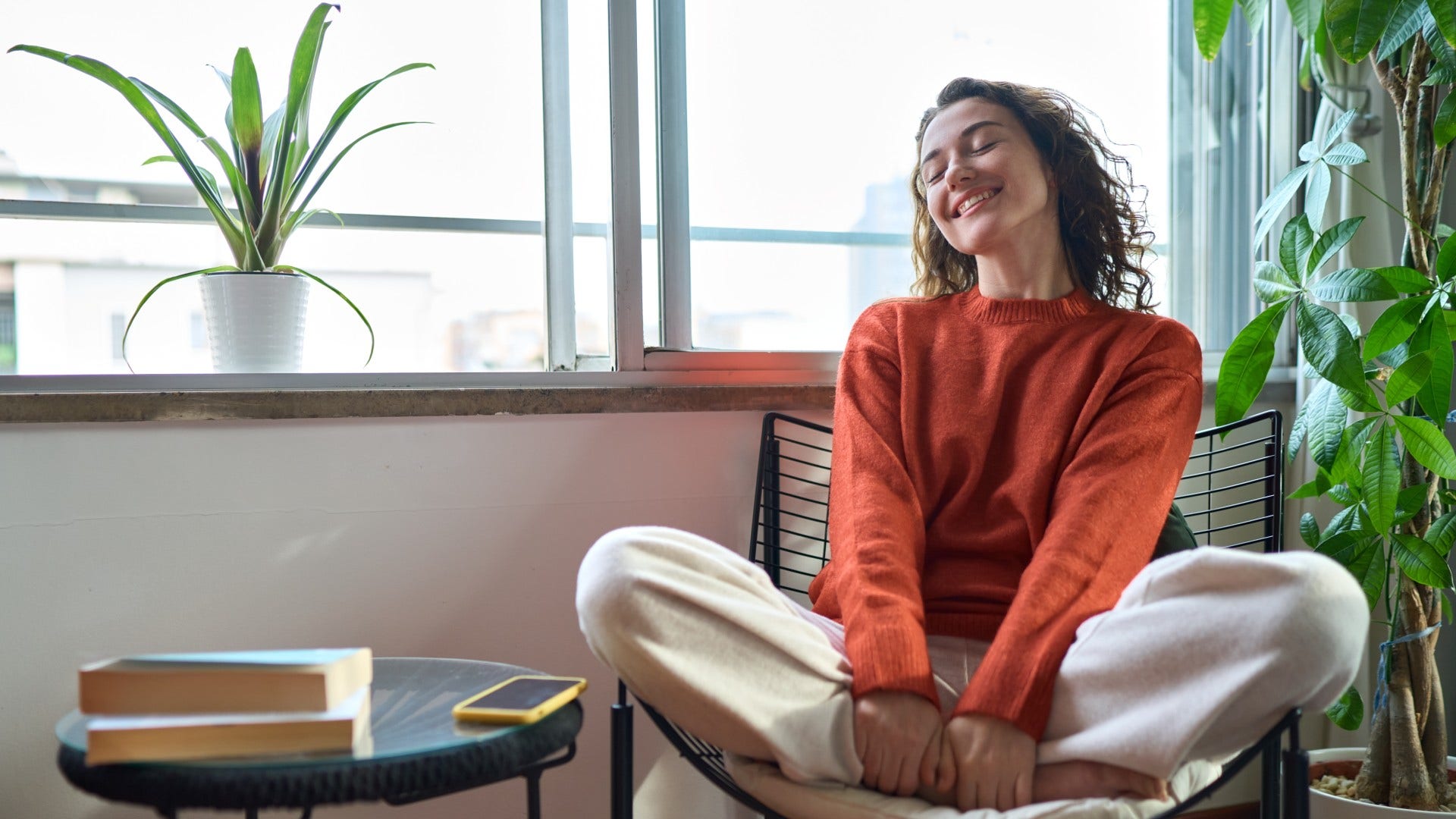 woman who is introverted as she owns her preferences