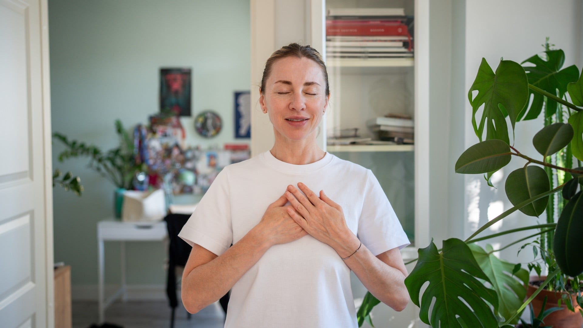 woman who is introverted as she trusts inner guidance system