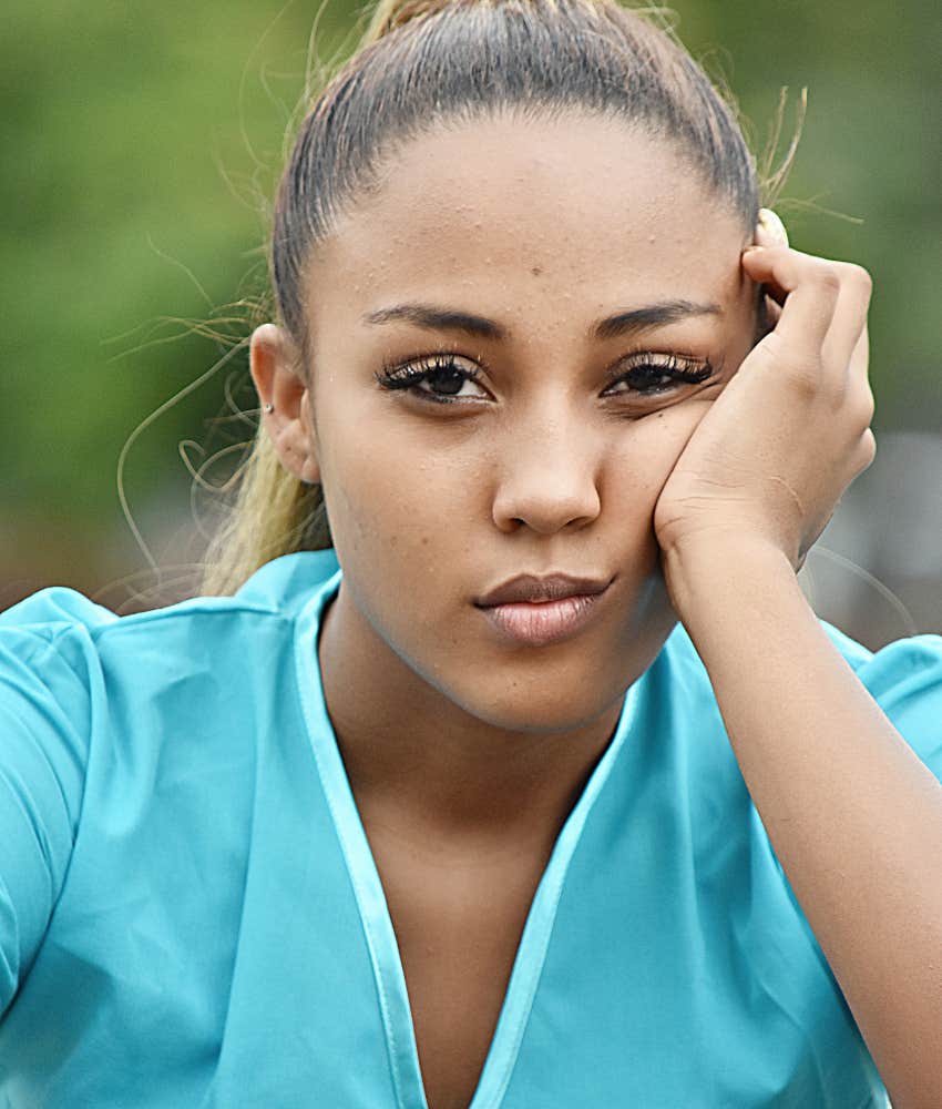 healthcare worker who is undervalued and underpaid