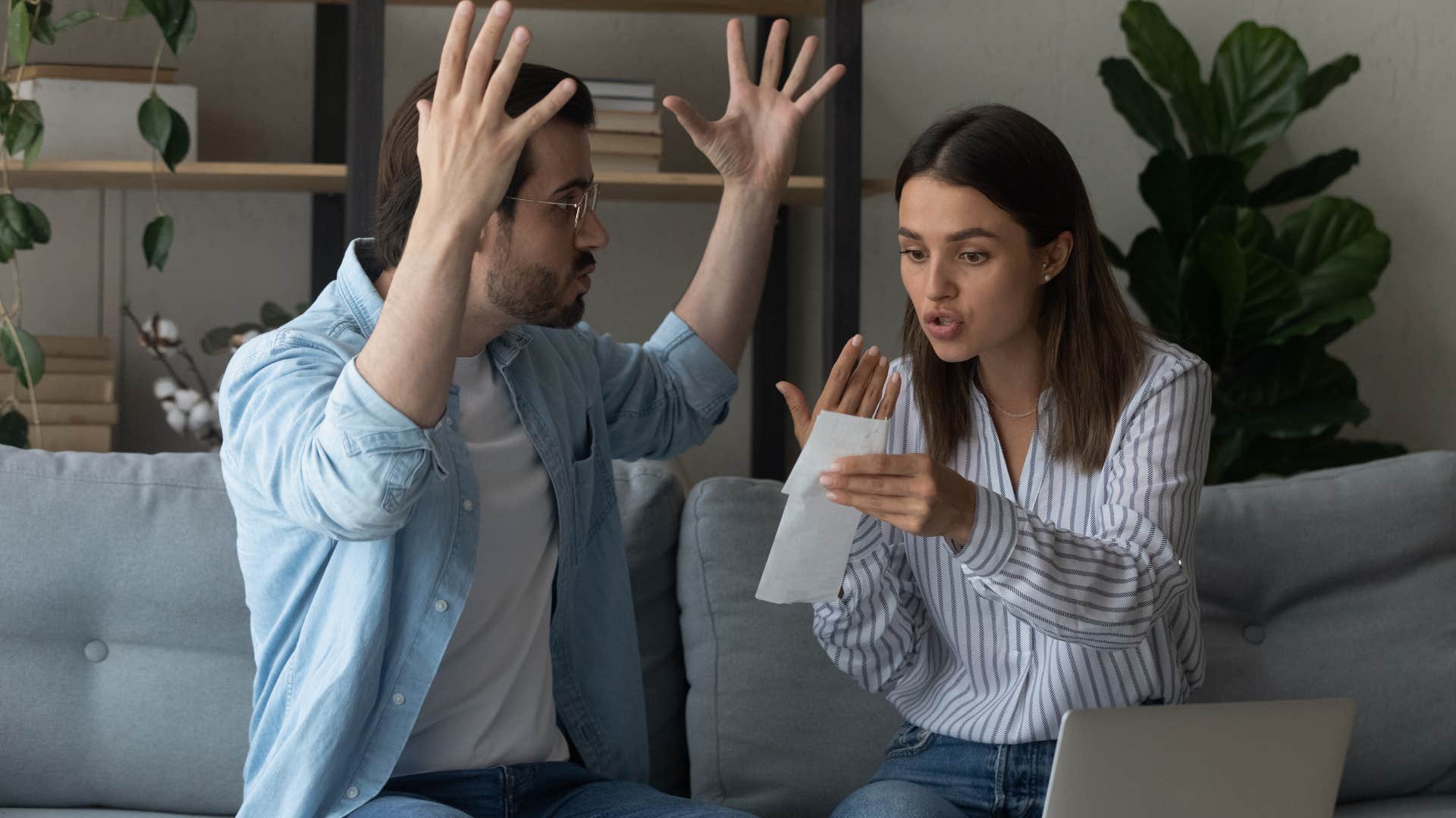 gets defensive talking money if a husband feels more like a paycheck than a partner he'll start doing these things at home man getting defensive talking about money