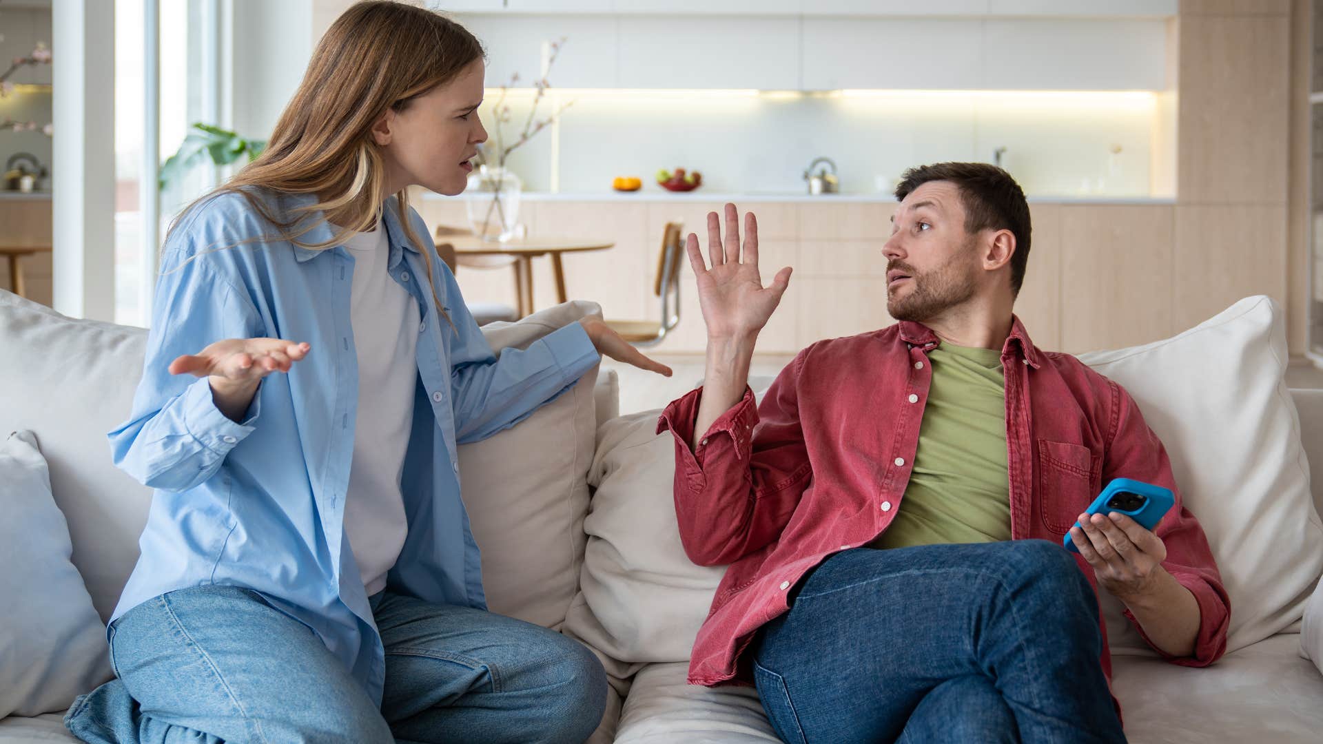 man uninterested in solving things together with his wife