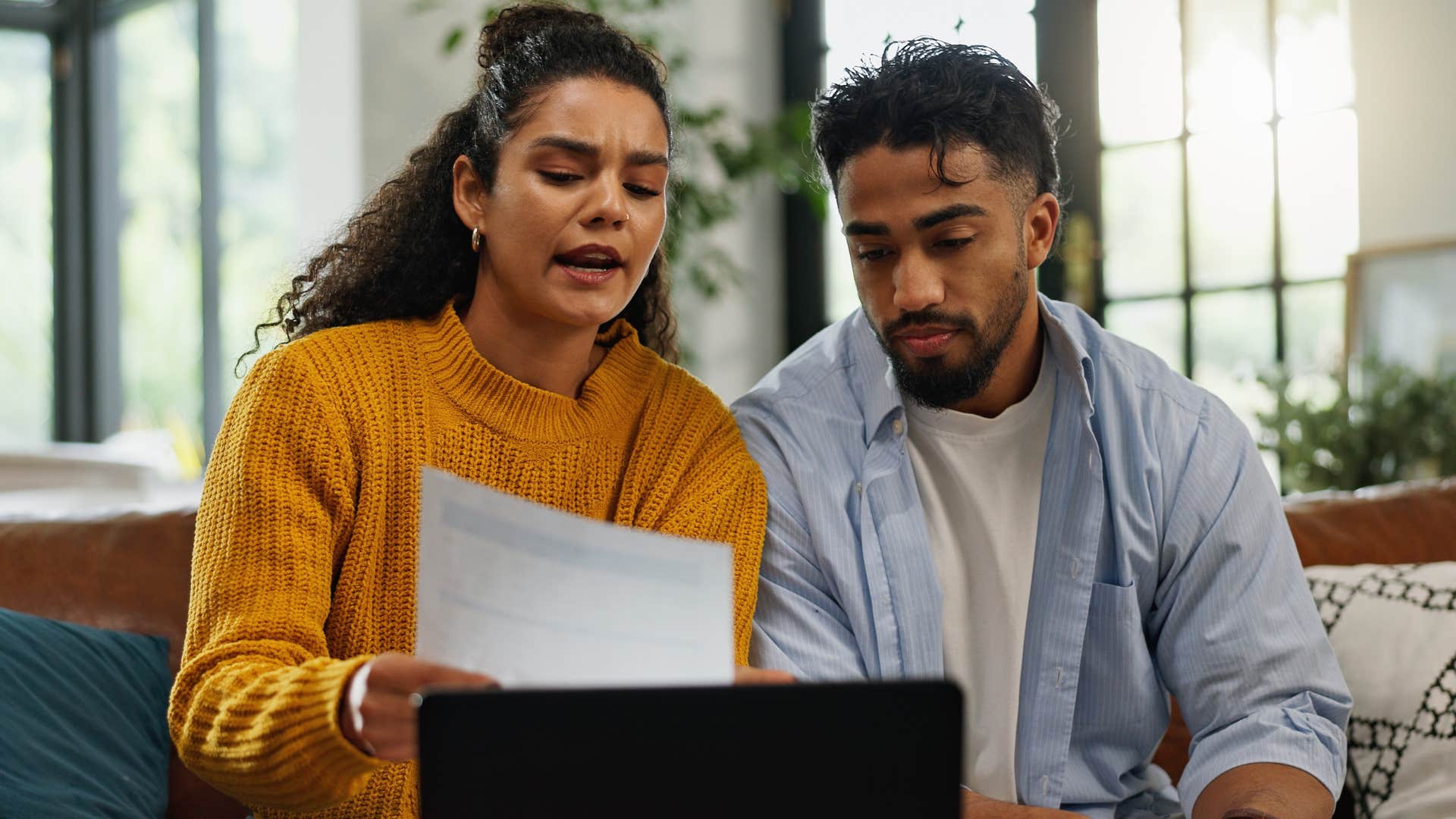 let me help you if a husband is actually happy in his marriage he'll say these phrases casually man saying let me help you to his confused wife