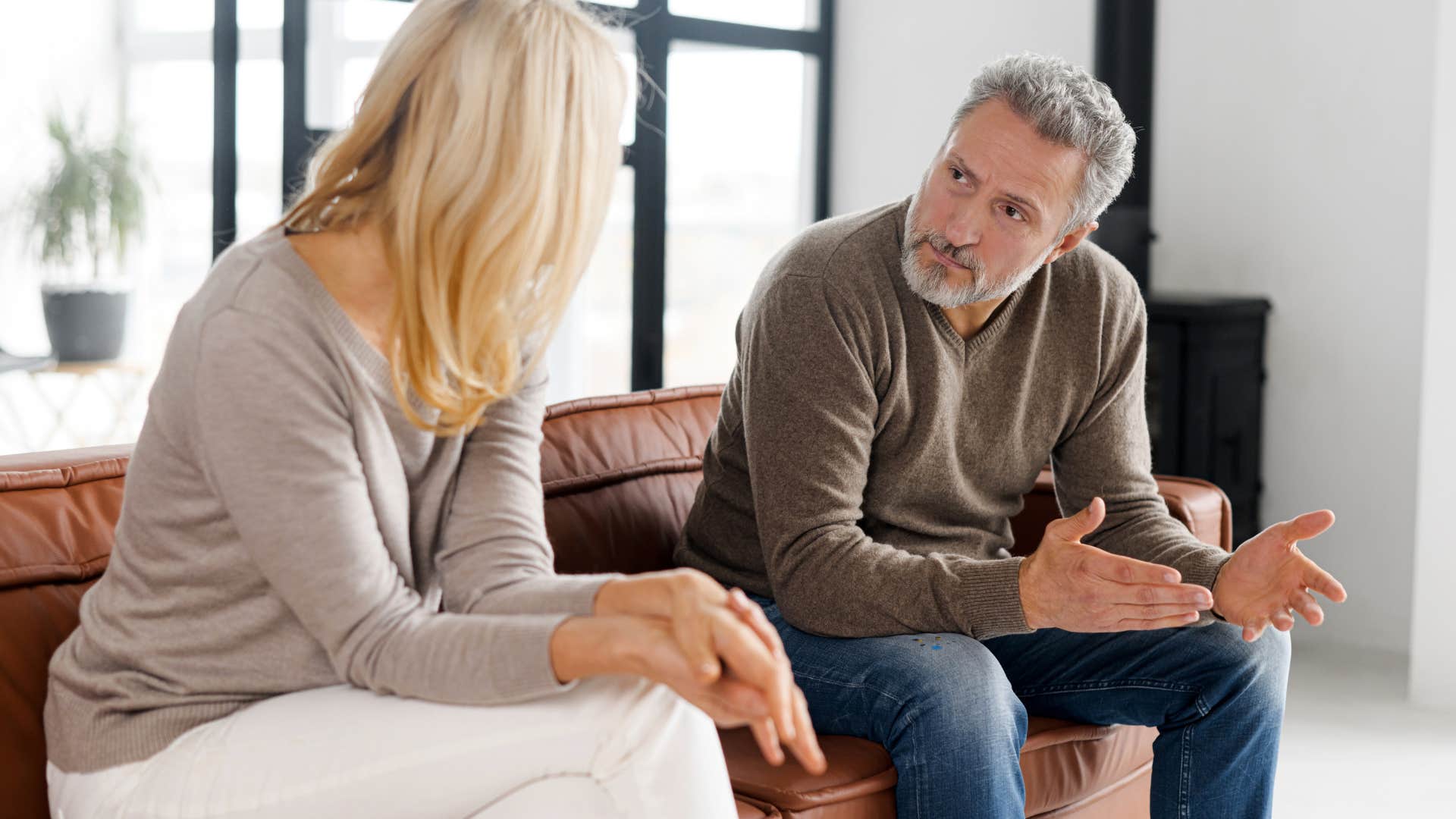 husband saying I'm used to it to his unappreciative wife