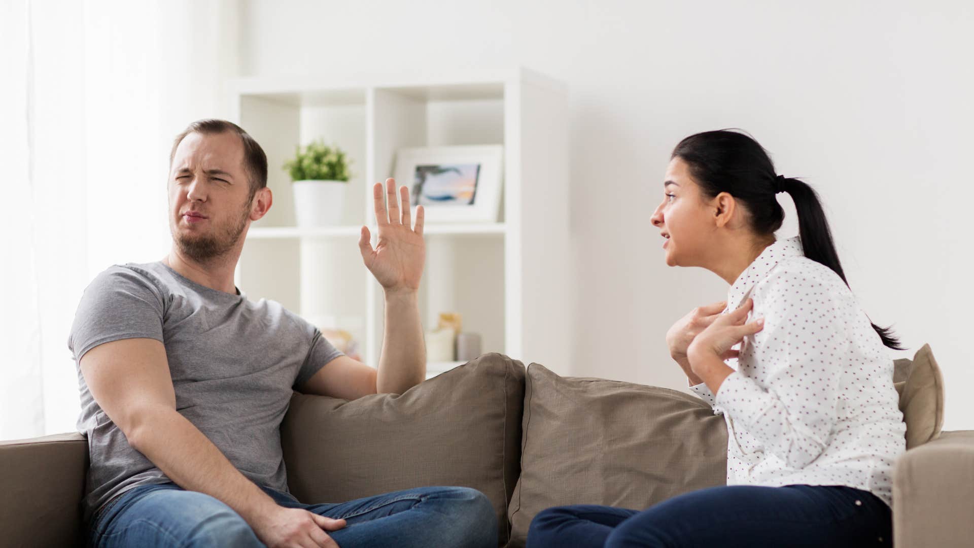 if a woman no longer likes her husband as a person shell start saying these things casually hes getting on my nerves