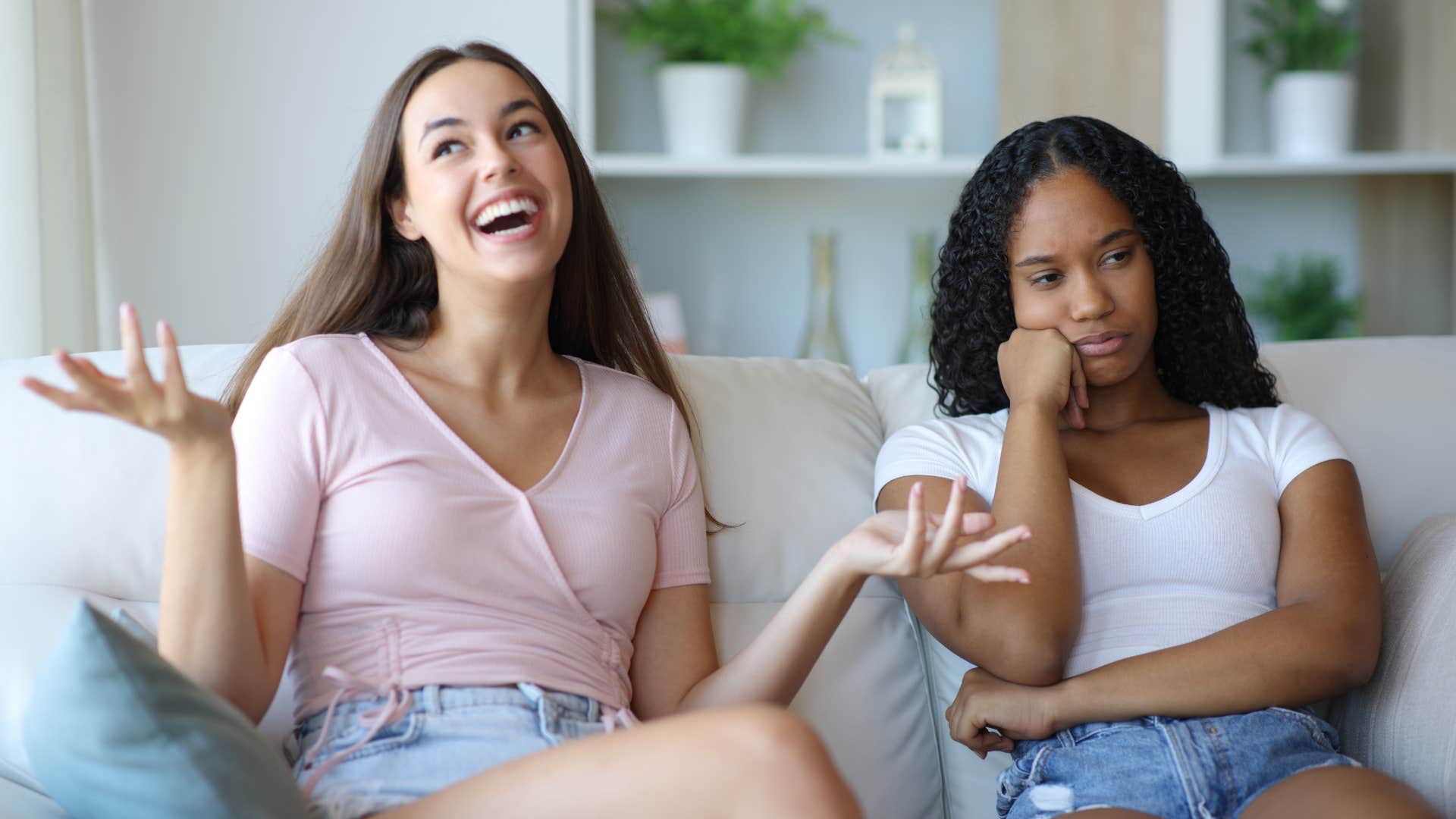 if a woman uses these phrases she's probably a nightmare to be friends with I was just joking if a woman uses these phrases she's probably a nightmare to be friends with I was just joking