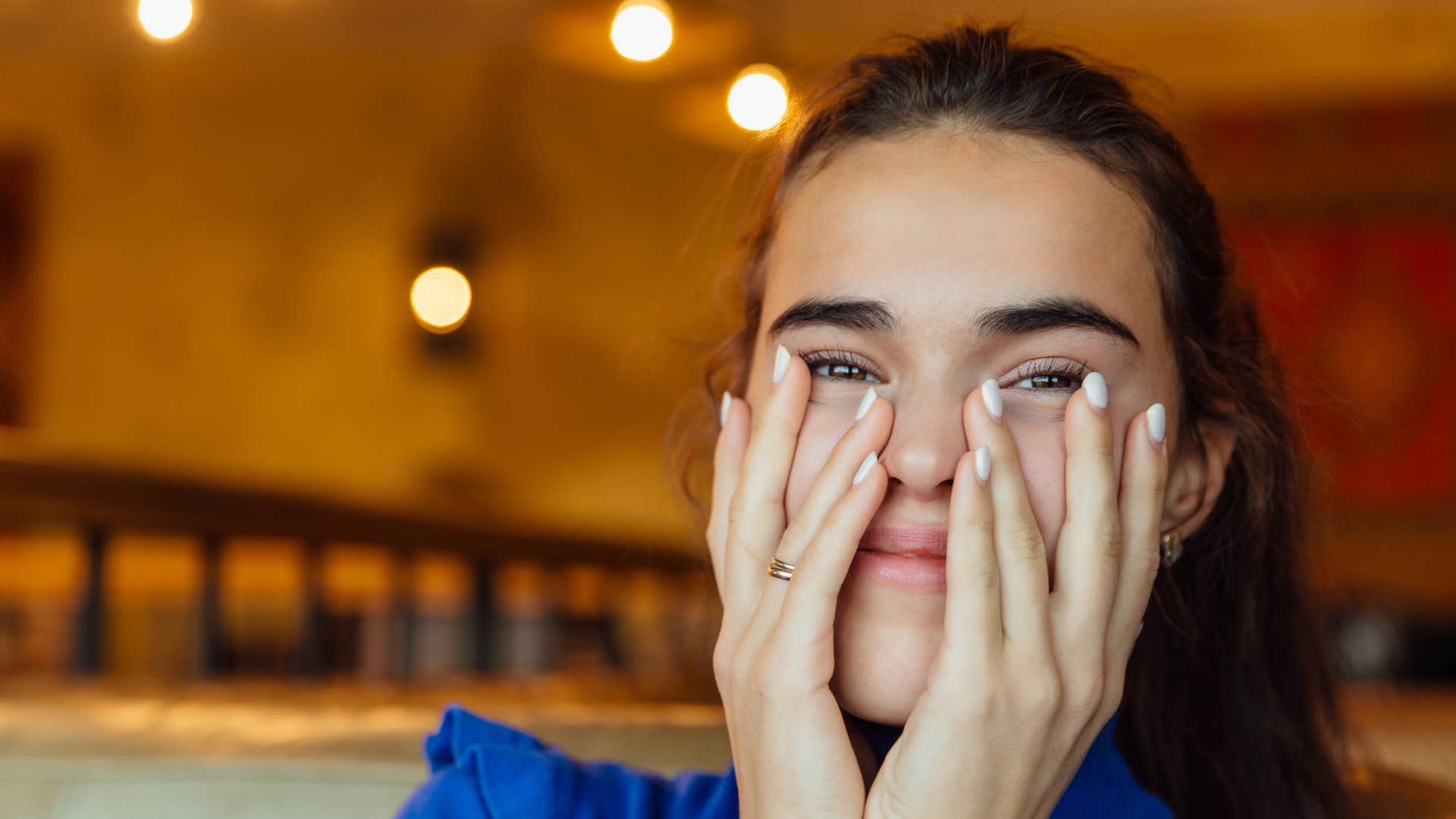woman who is glad she did something hard