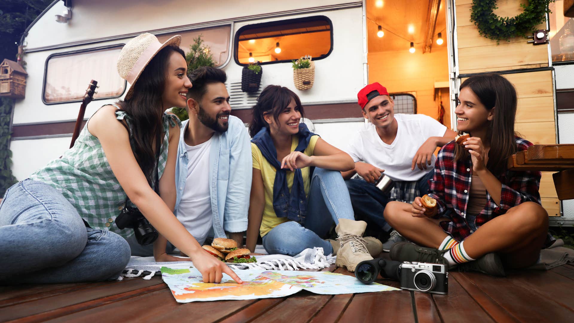 friends trying to agree on overall goal before they travel together