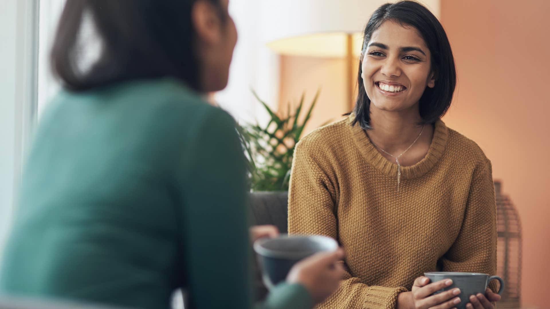 wildly loyal woman smiling with her friend