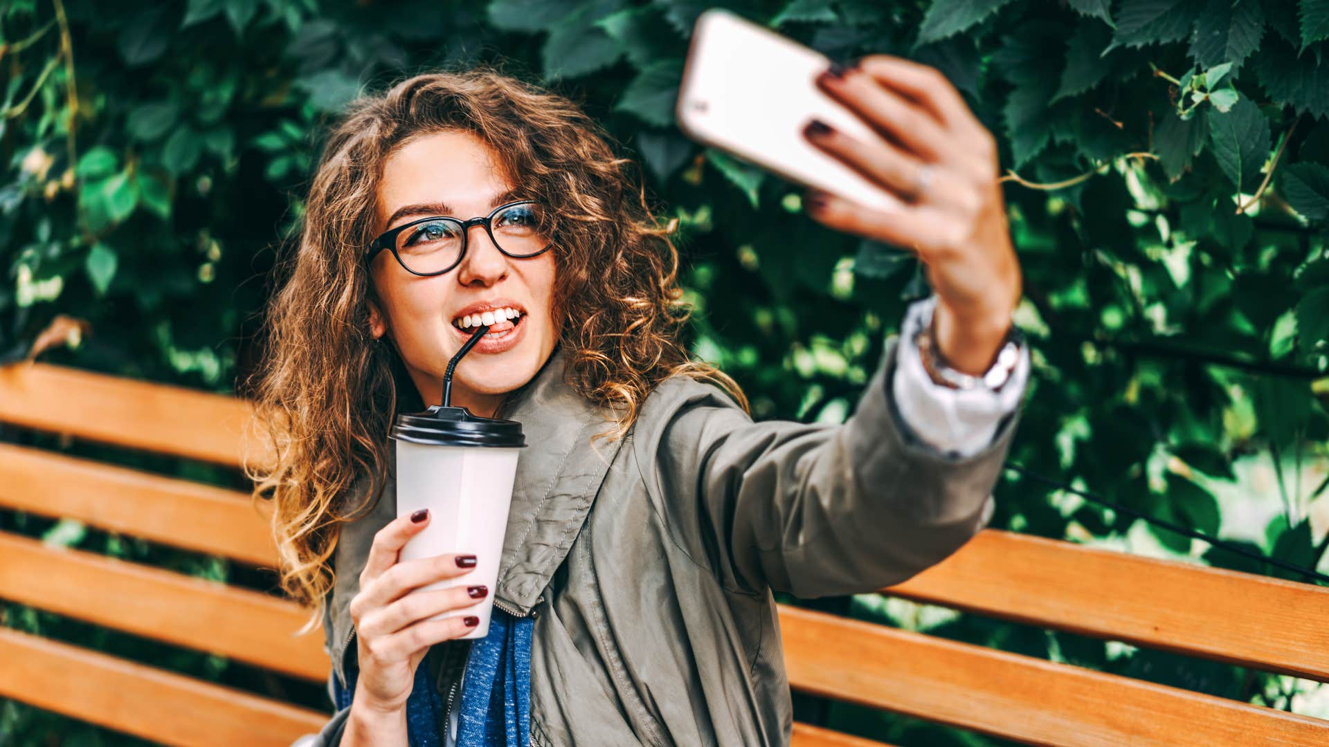 woman posts alcoholic beverages on social media and it's slowly ruining her reputation
