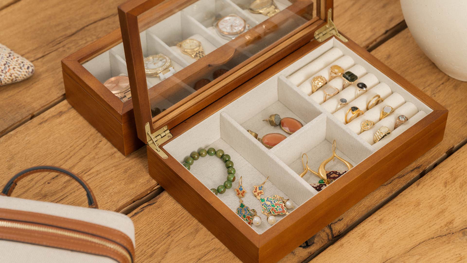 if you grew up in a chaotic home keeping prized possessions in the open never feels normal