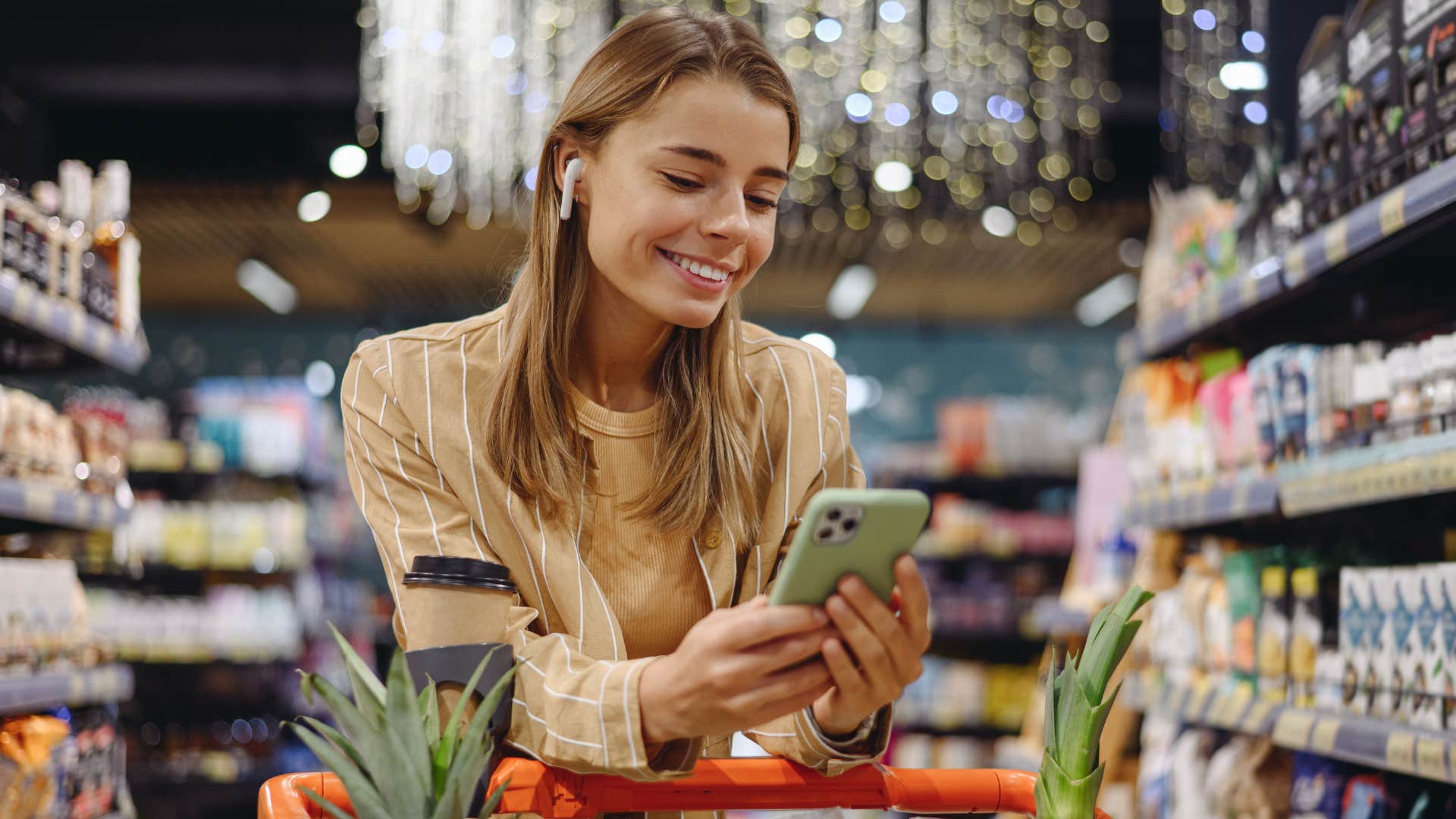 Woman who brings your headphones to the grocery store.