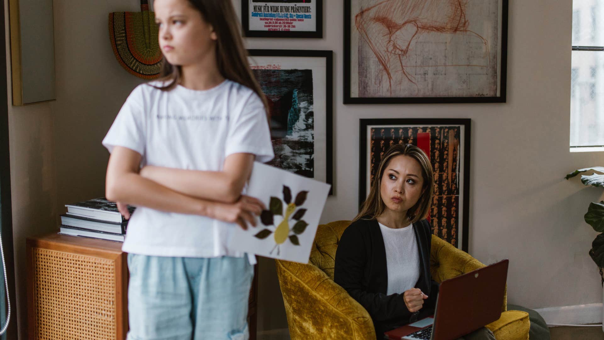 if you heard not now growing up your parents were more self-absorbed than supportive