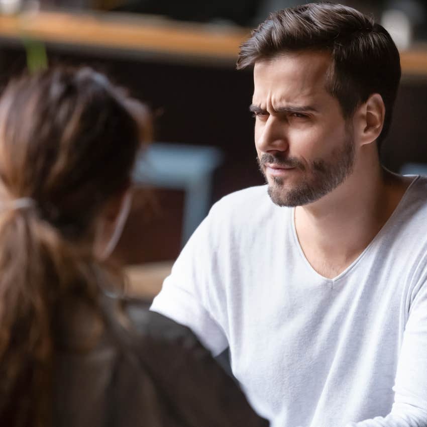 man who is with woman who is not serious as she always initiates her breakups