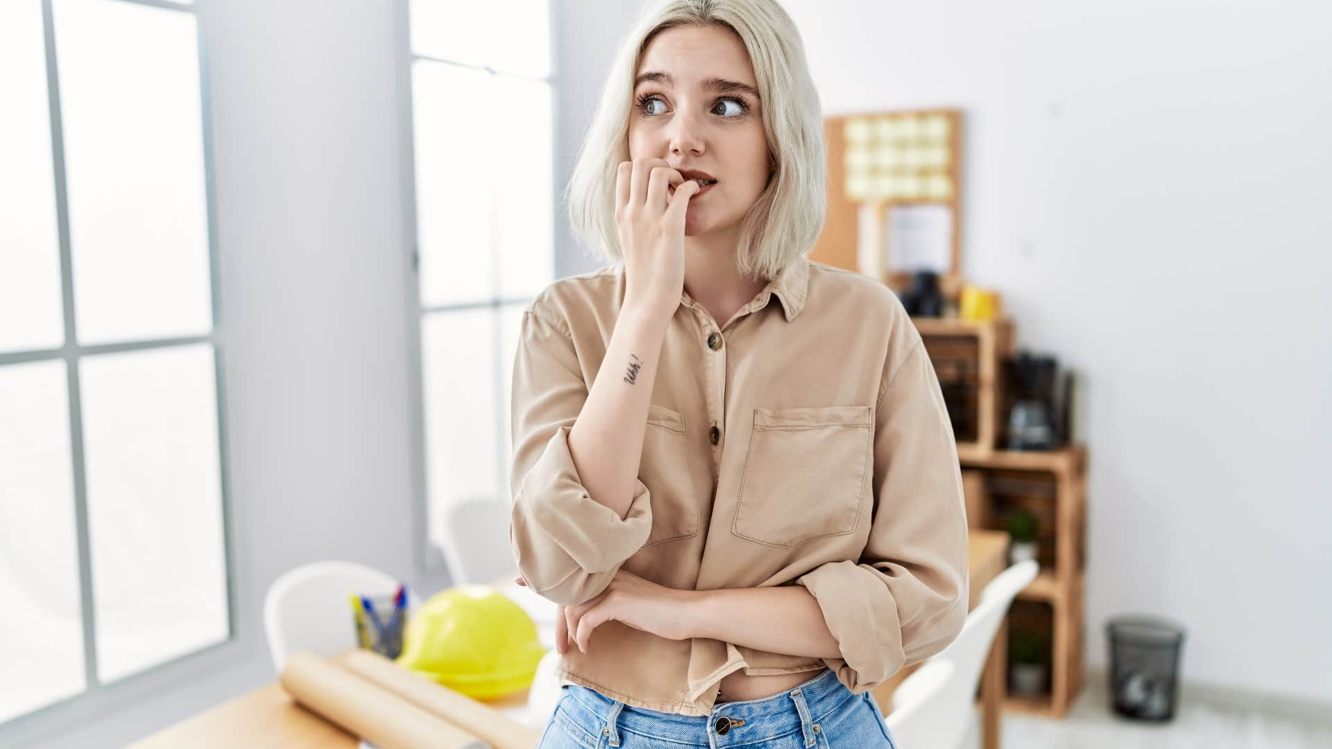 woman who has a fear of abandonment