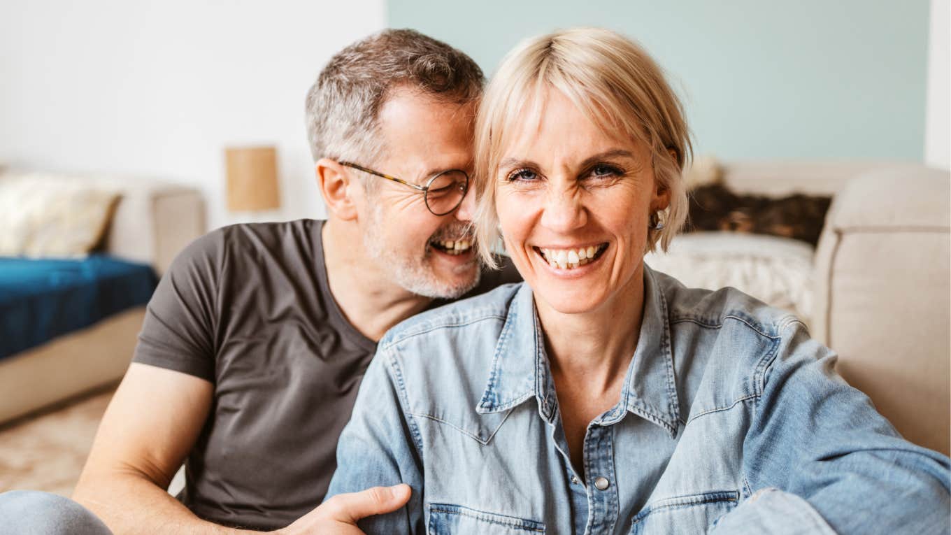 Couple bringing spark back into relationship.