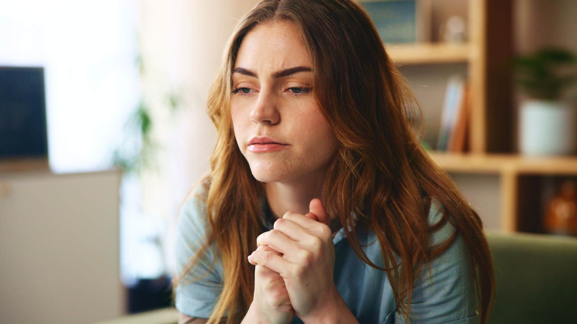 woman where the universe is testing her with sudden changes in her life
