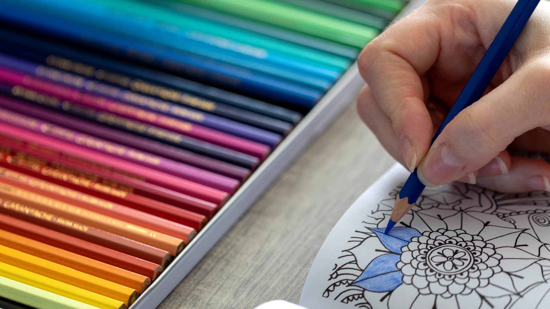 magical benefits of doing this calming hobby get in the zone woman doing calming hobby and getting into the zone