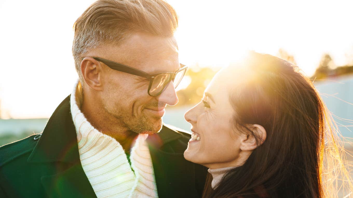 Men Who Still Adore Their Wives After Years Always Do These Ordinary Things That Mean Everything man deeply in love with wife looking into her eyes