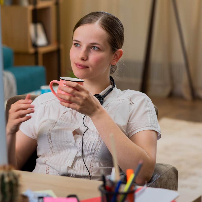 you might be a secret genius if you do this one thing alone woman who is a secret genius as she talks to herself alone
