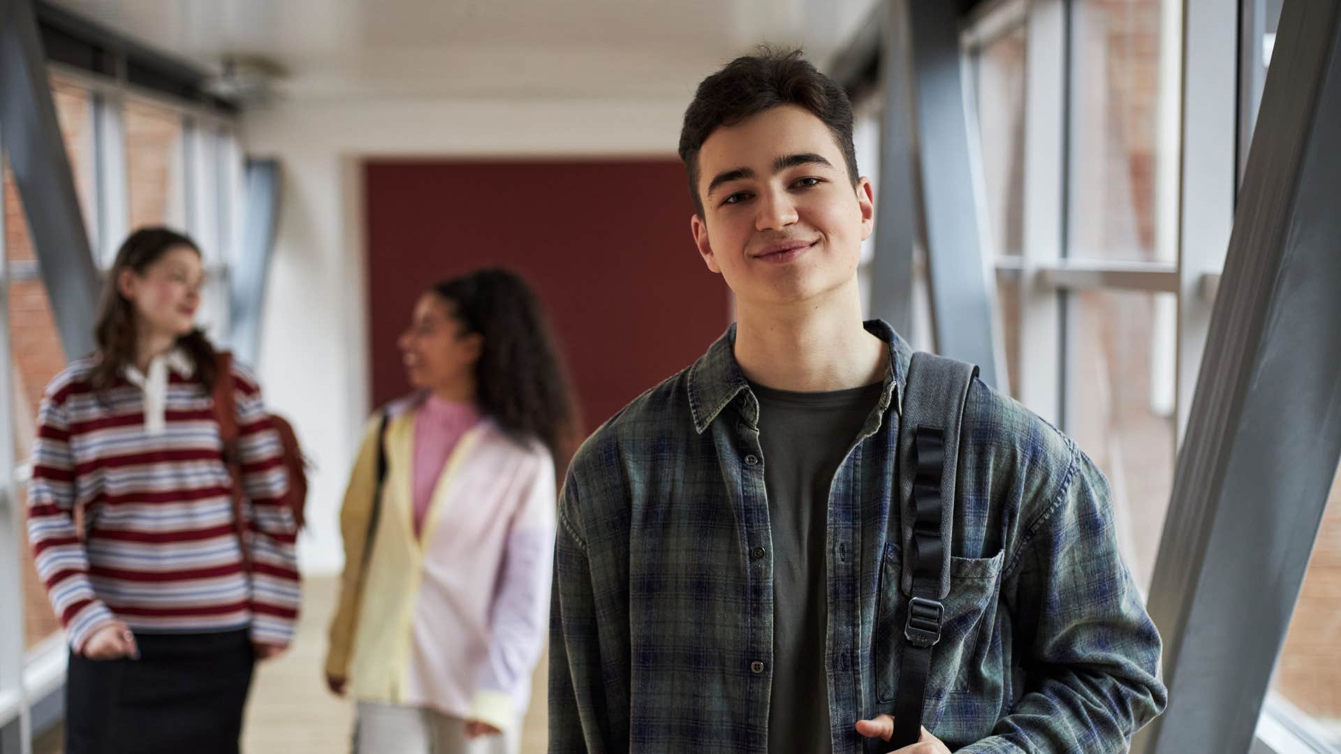 teenage boy being independent 