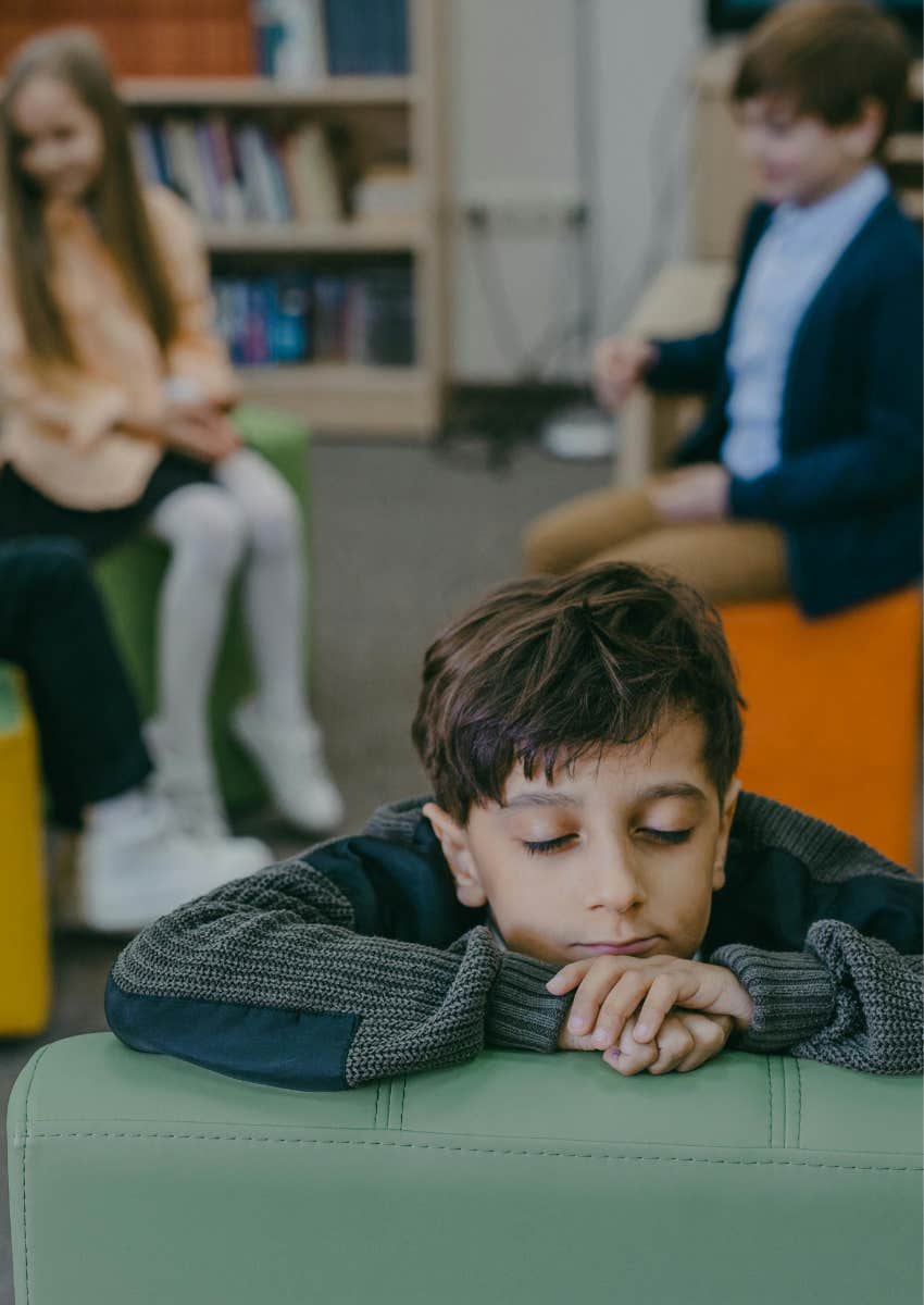 boy who feels left out at school