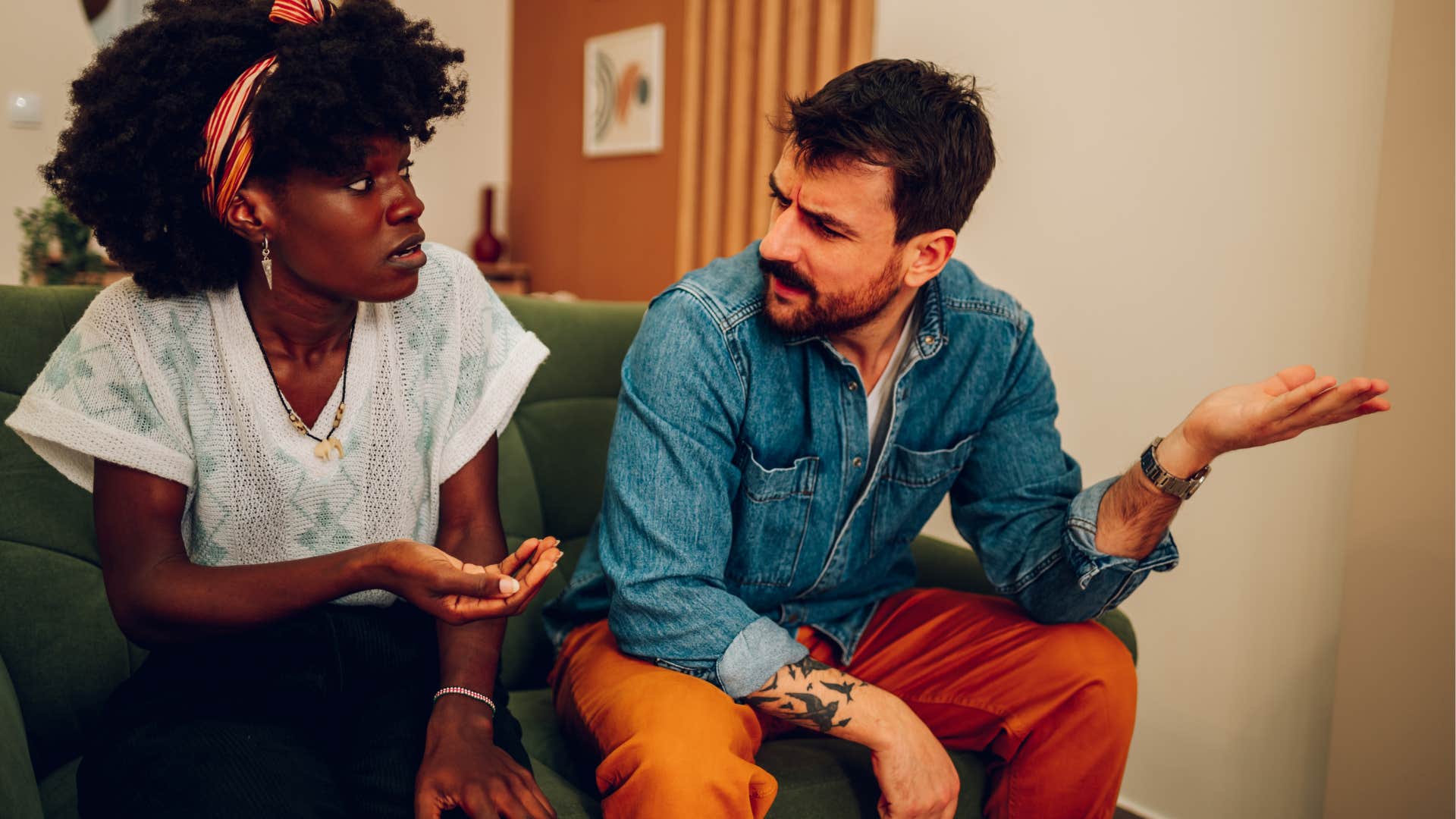 man who can't admit he's wrong with his arguing