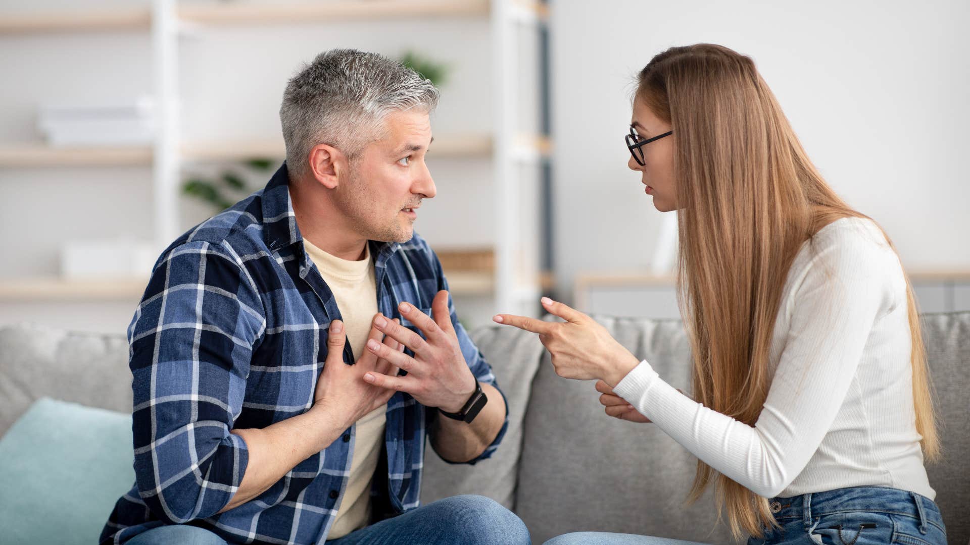 man who did something wrong but can't admit it as he denies