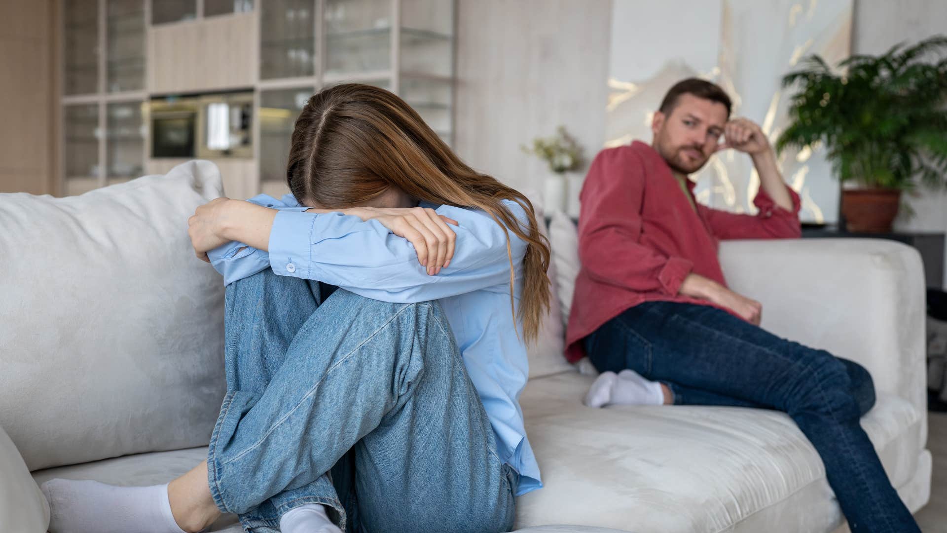 woman who can't admit she's wrong so she retreats
